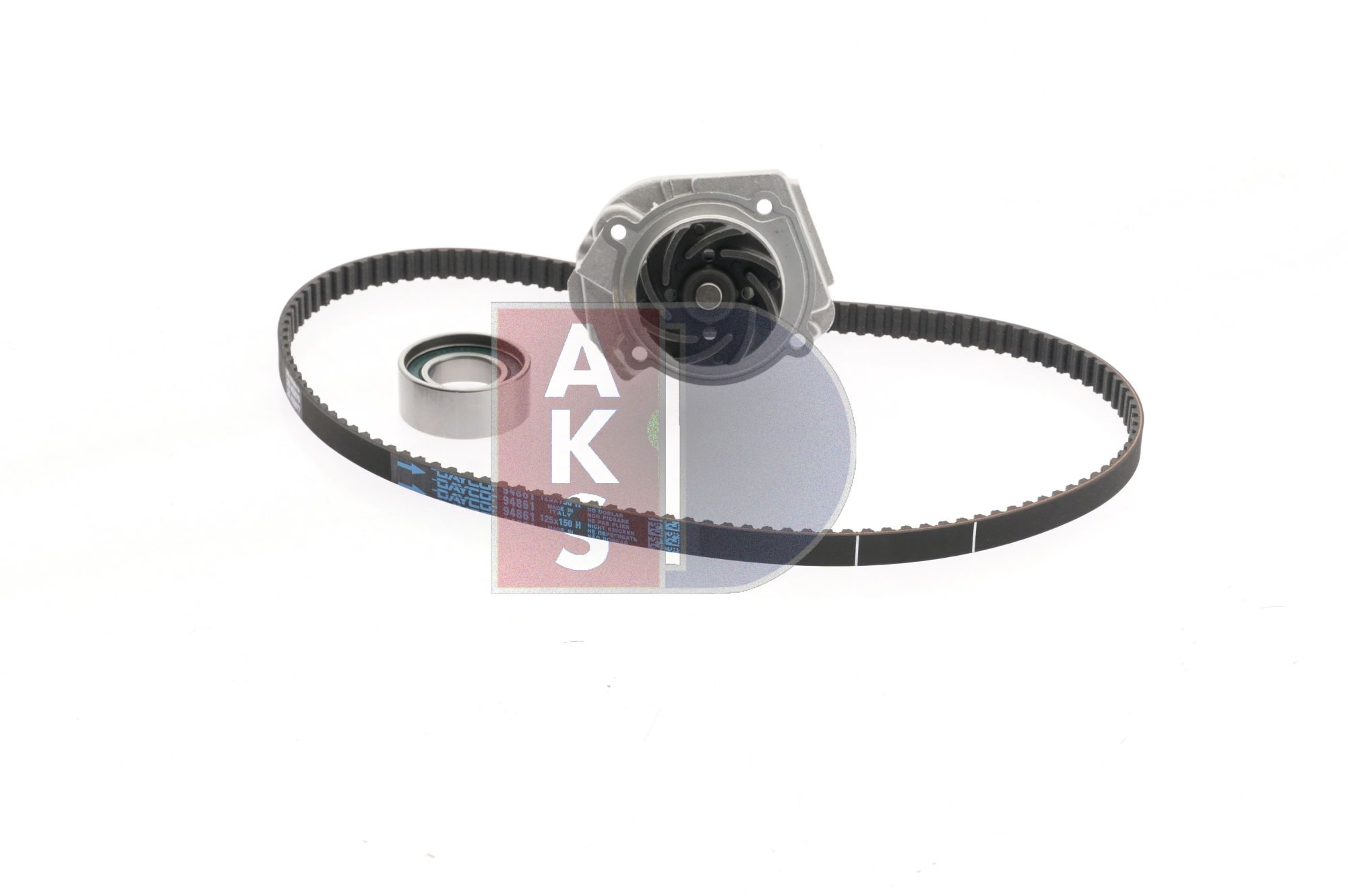 AKS DASIS 570329N: Wasserpumpe + Zahnriemensatz Zähnez.: 125, Breite: 15,0mm