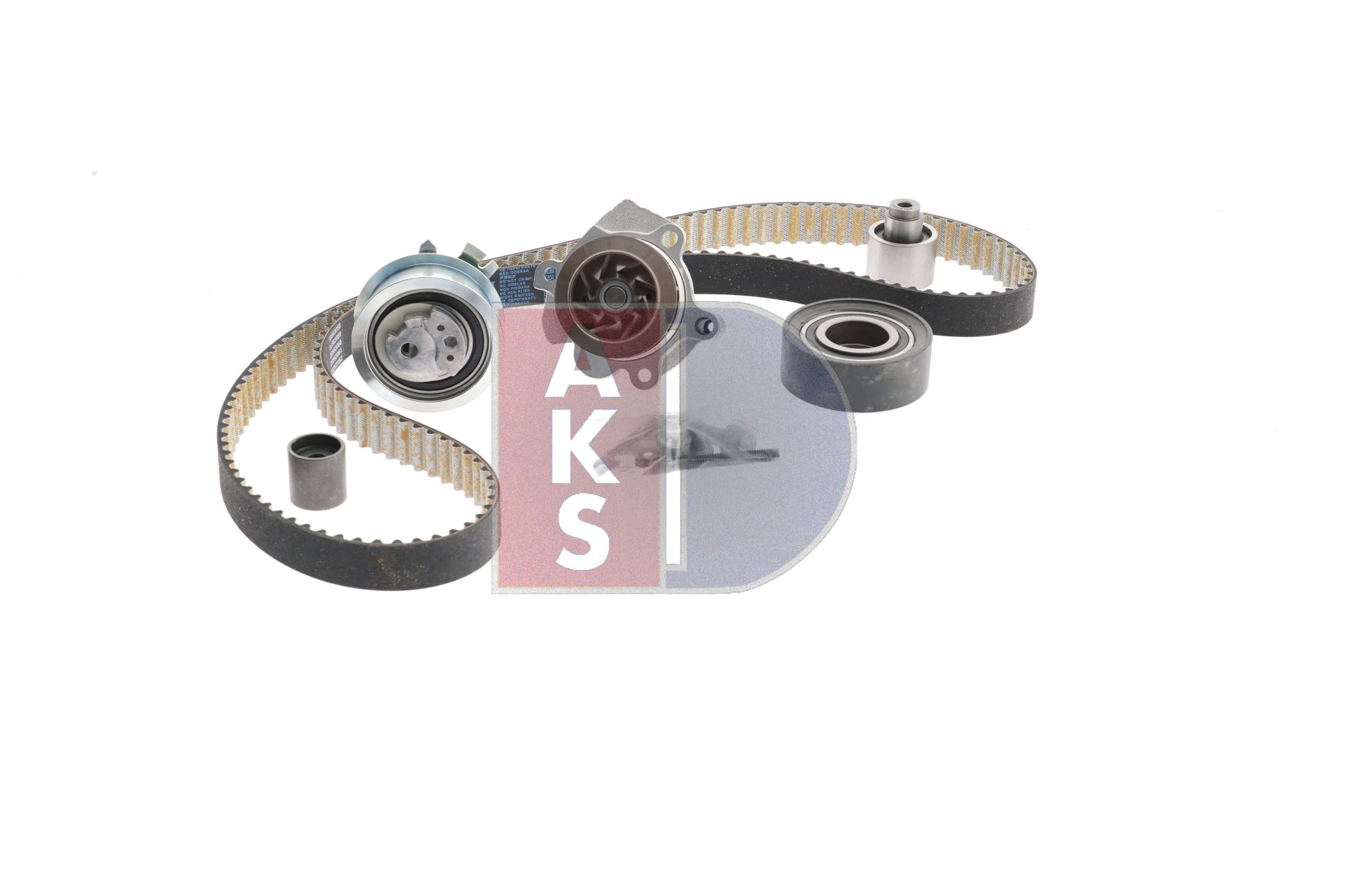 AKS DASIS 570330N: Комплект ангренажен ремък с водна помпа брой зъби: 160, ширина: 25,0mm