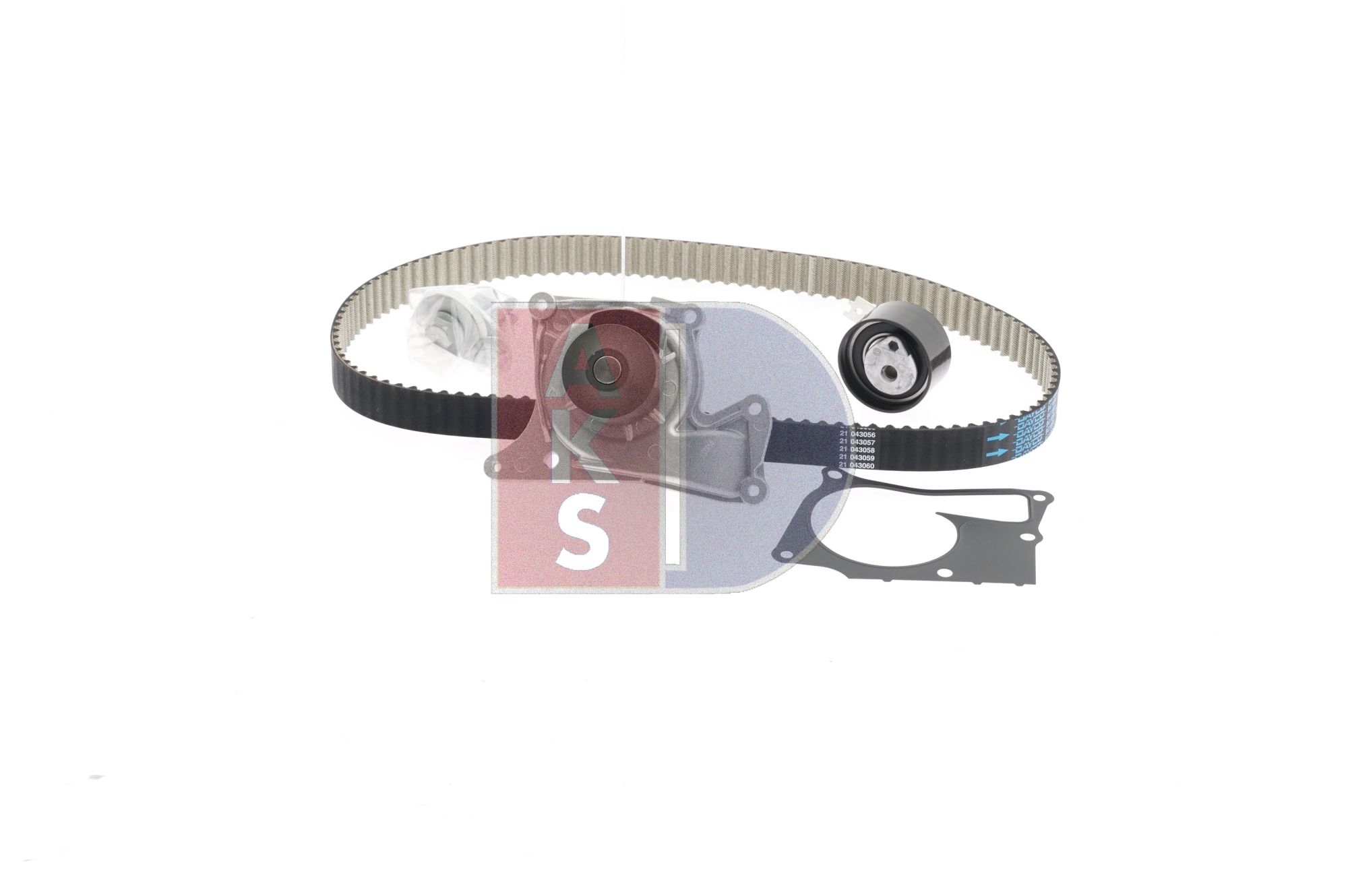 AKS DASIS 570333N: Kit de distribution + pompe à eau Nbr. dents: 123, Largeur: 27,0mm