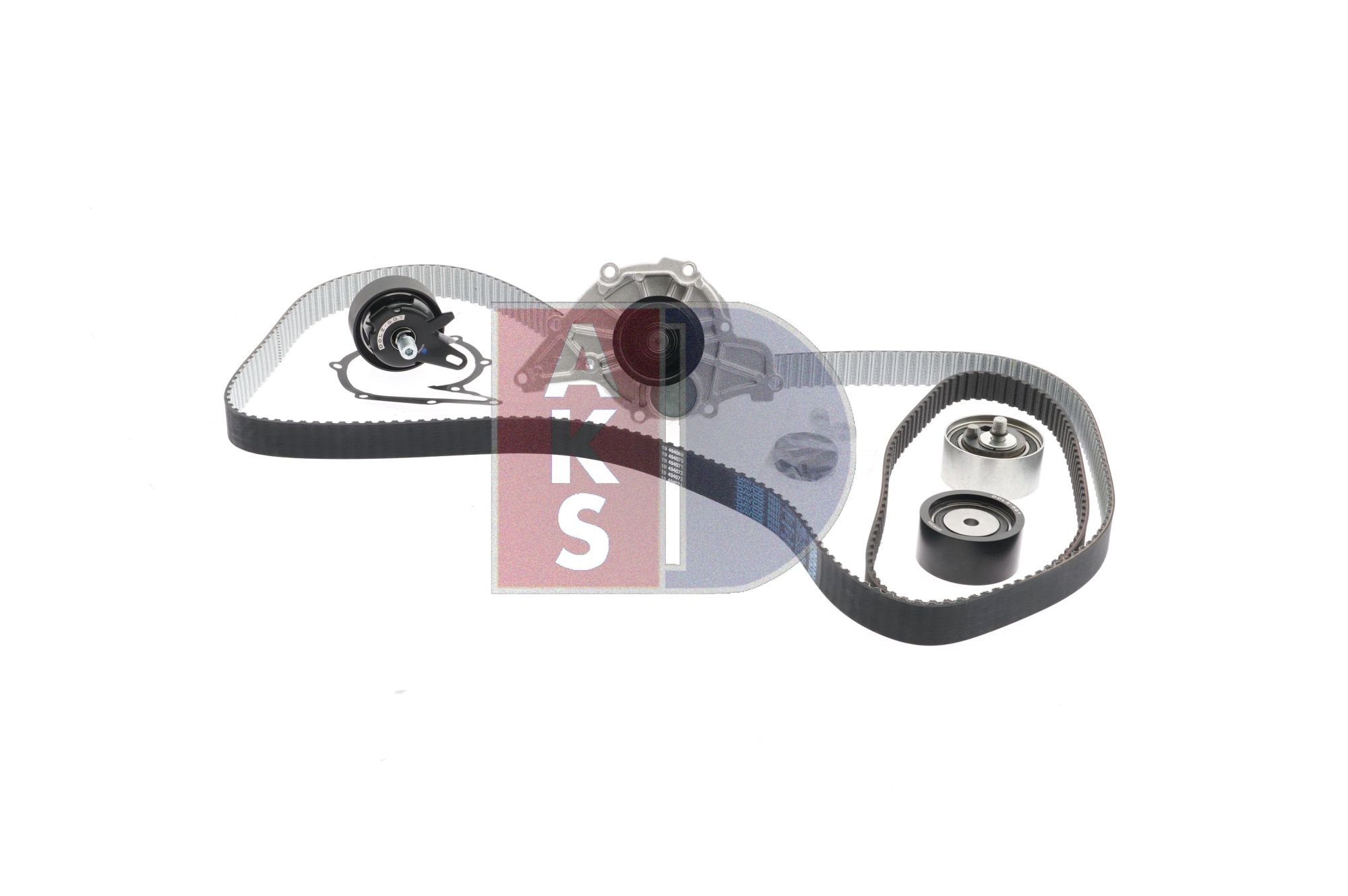 AKS DASIS 570337N: Pompă apă + kit distribuție dinti: 207, Latime: 30,0mm