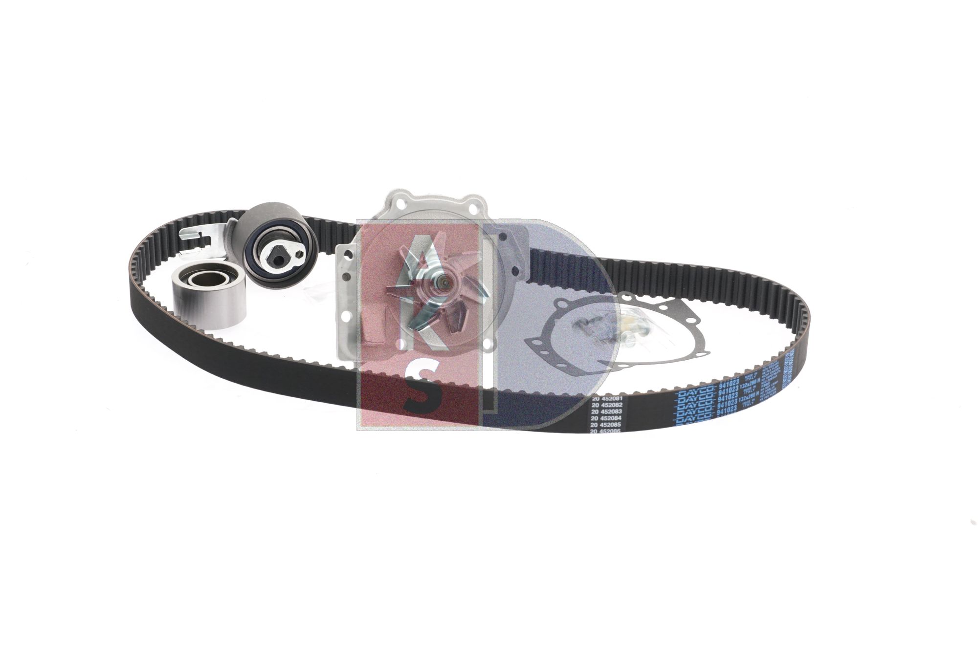 AKS DASIS 570341N: Wasserpumpe + Zahnriemensatz Zähnez.: 123, Breite: 28,0mm
