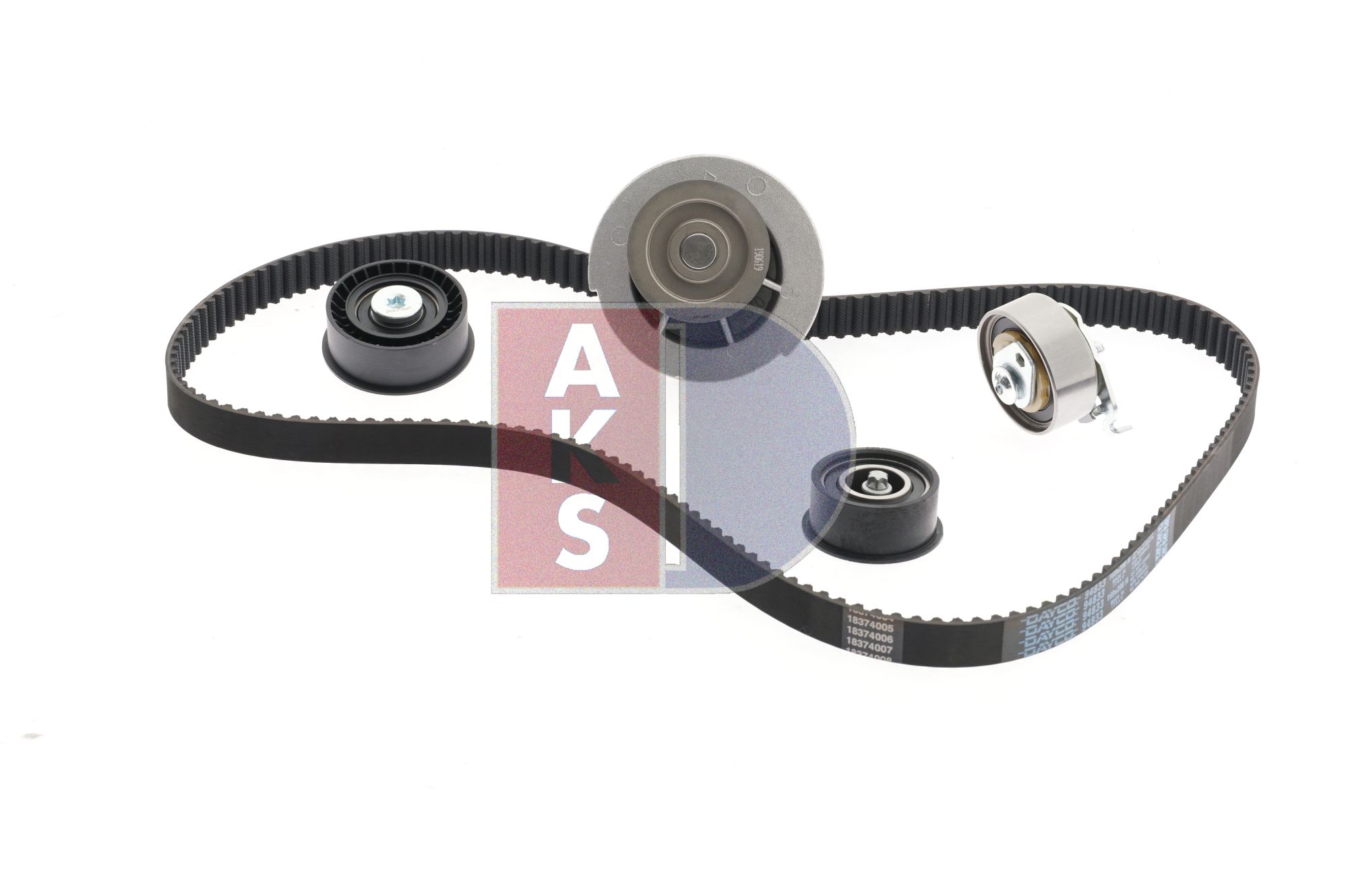 AKS DASIS 570352N: Registerreimsett med vannpumpe Tallant.: 169, Bredde: 20mm