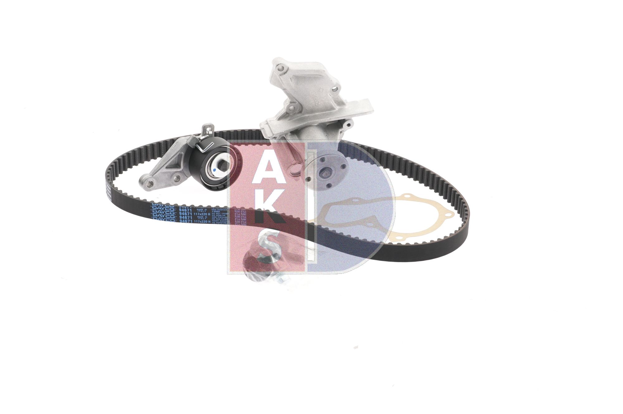 AKS DASIS 570355N: Kit cinghia distribuzione, pompa acqua N° denti: 117, Largh.: 22,0mm