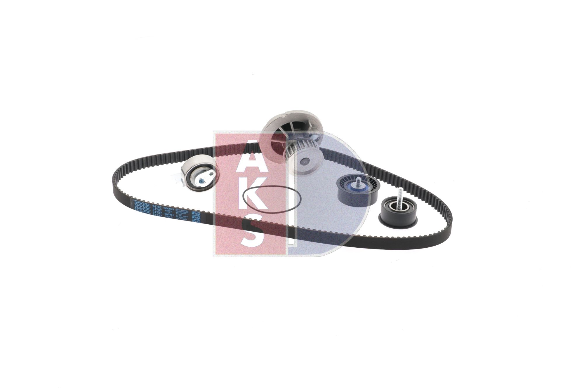 AKS DASIS 570358N: Wasserpumpe + Zahnriemensatz Zähnez.: 162, Breite: 20,0mm