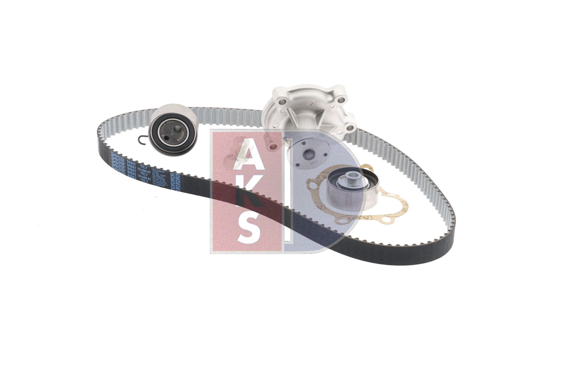 AKS DASIS 570361N: Wasserpumpe + Zahnriemensatz Zähnez.: 131, Breite: 25,0mm