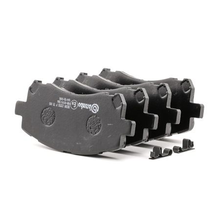 BREMBO P 78 010: Juego de pastillas de freno PRIME LINE con accesorios, con clip de émbolo, Chapa antichirridos