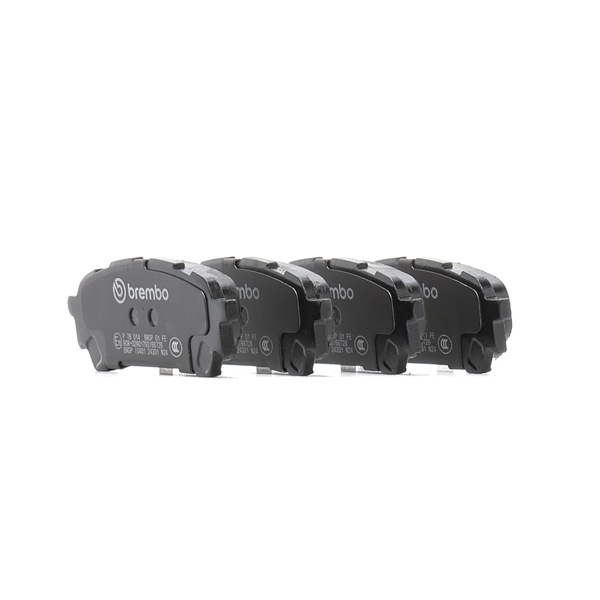 BREMBO P 78 014: Plăcuțe de frână PRIME LINE fara accesorii, cu tabla anti scartait