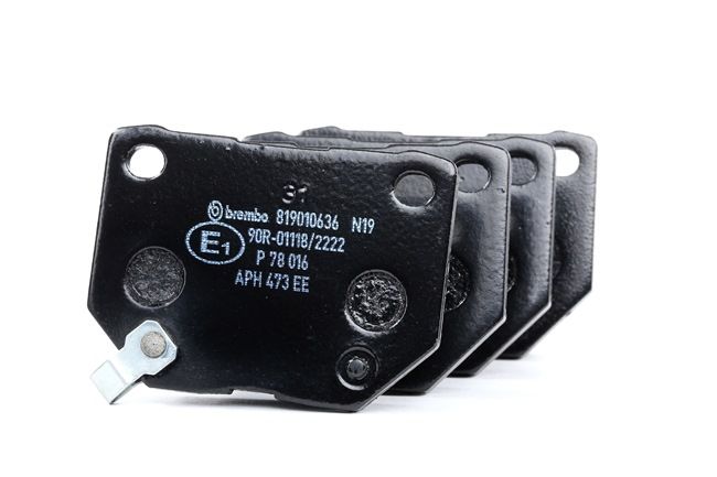 BREMBO P 78 016: Plăcuțe de frână PRIME LINE fara accesorii, cu tabla anti scartait