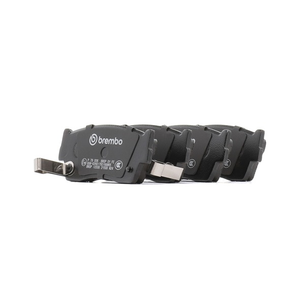 BREMBO P 79 006 Bremsbeläge PRIME LINE ohne Zubehör, mit Anti-Quietsch-Blech