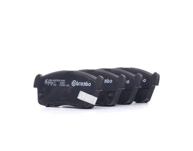 BREMBO P 79 012: Juego de pastillas de freno PRIME LINE sin accesorios, Chapa antichirridos