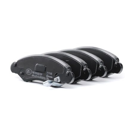 BREMBO P 79 015: Plăcuțe de frână PRIME LINE cu acceasorii, cu tabla anti scartait