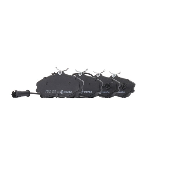 BREMBO P 85 018: Bremsbeläge PRIME LINE mit Zubehör, mit Bremssattelschrauben, mit Anti-Quietsch-Blech