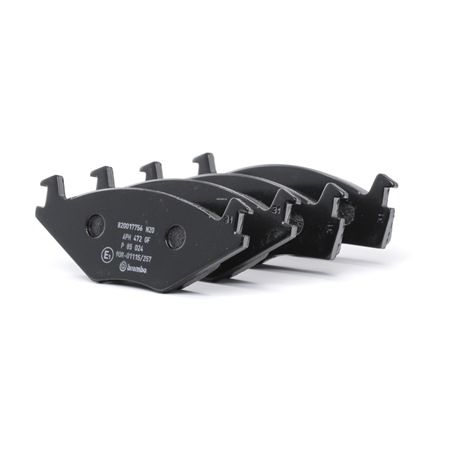 BREMBO P 85 024: Sada brzdových destiček, kotoučová brzda PRIME LINE s příslušenstvím, s Kolbenclipem, s krycím plechem