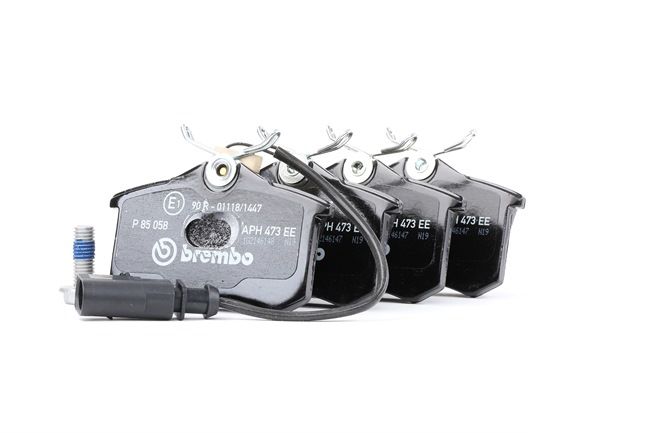 BREMBO P 85 058: Fékbetét készlet, tárcsafék PRIME LINE Tartozékokkal, féknyereg csavarokkal, csikorgásgátló lemezzel