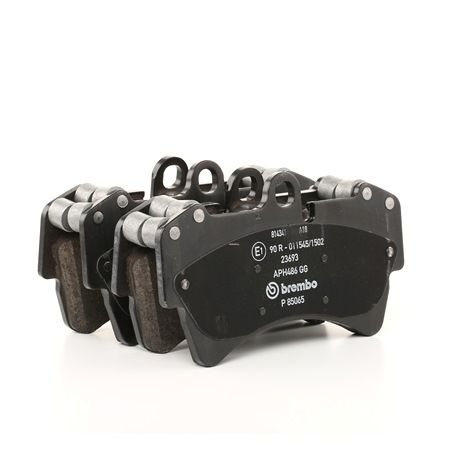 BREMBO P 85 065: Plăcuțe de frână PRIME LINE fara accesorii, cu greutati de echilibrare, cu tabla anti scartait
