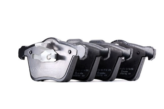 BREMBO P 86 018: Plăcuțe de frână PRIME LINE cu acceasorii, cu clema piston, cu tabla anti scartait