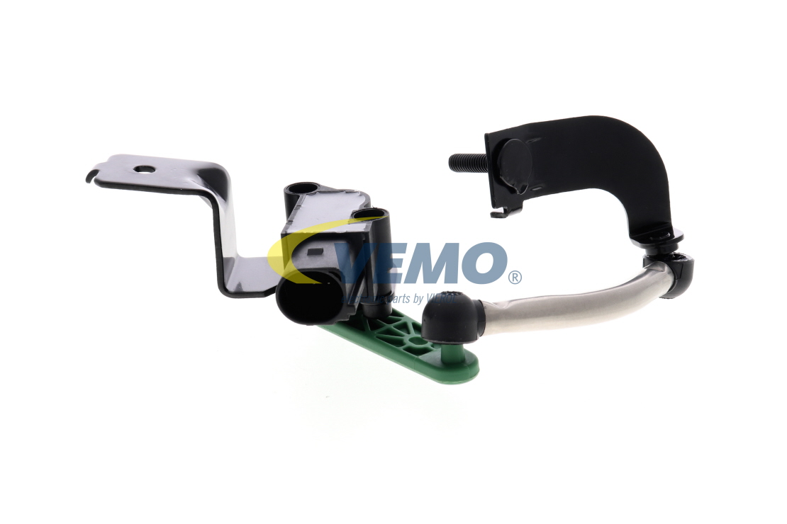 VEMO V10-72-1618: Sensor, Xenonlicht (Leuchtweiteregulierung) Green Mobility Parts Vorderachse rechts, mit Halter, mit Koppelstange