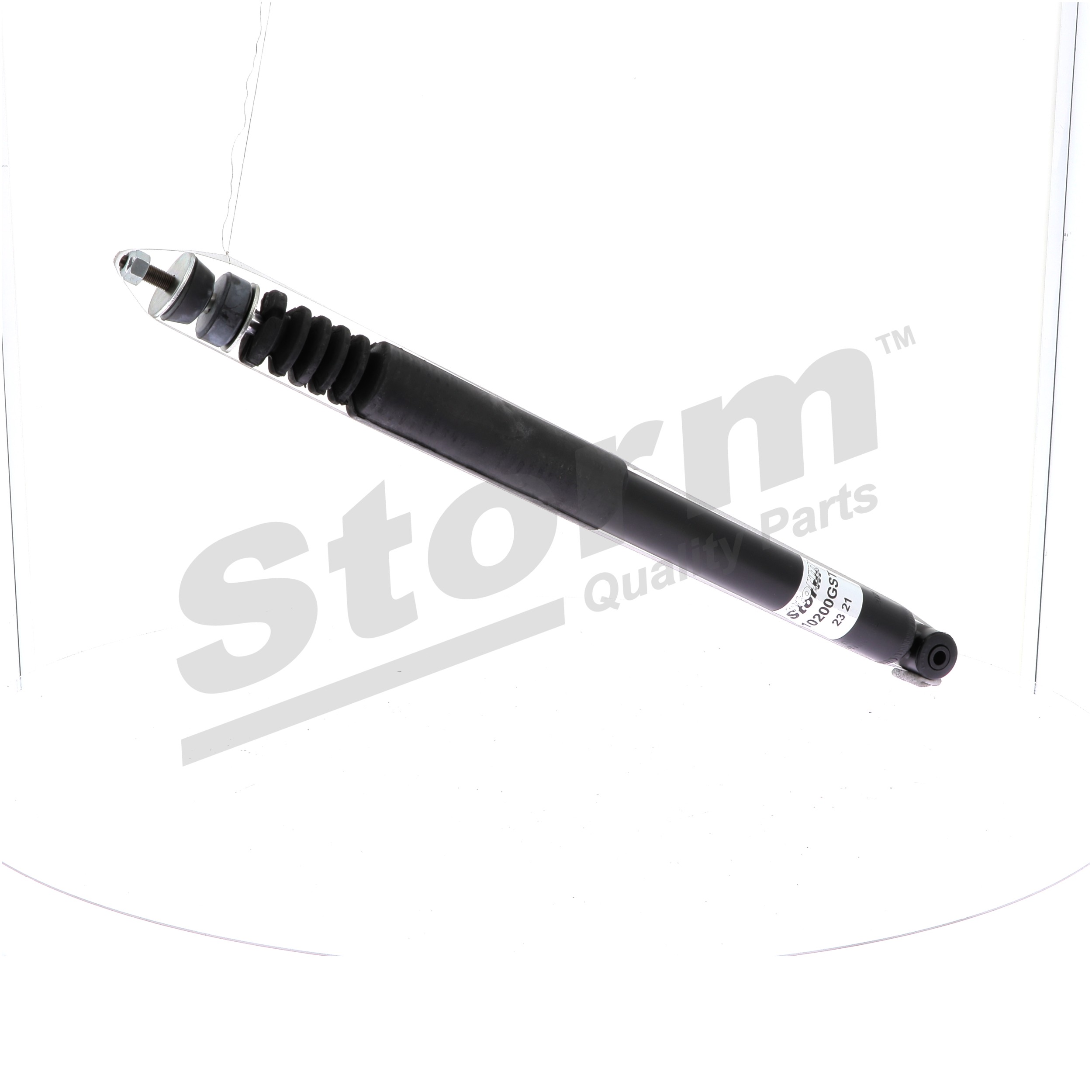 STORM QUALITY PARTS 10200G: Amortiguador Eje trasero, Presión de aceite, Presión de gas, Columna de amortiguador, Amortiguador con muelle de tope