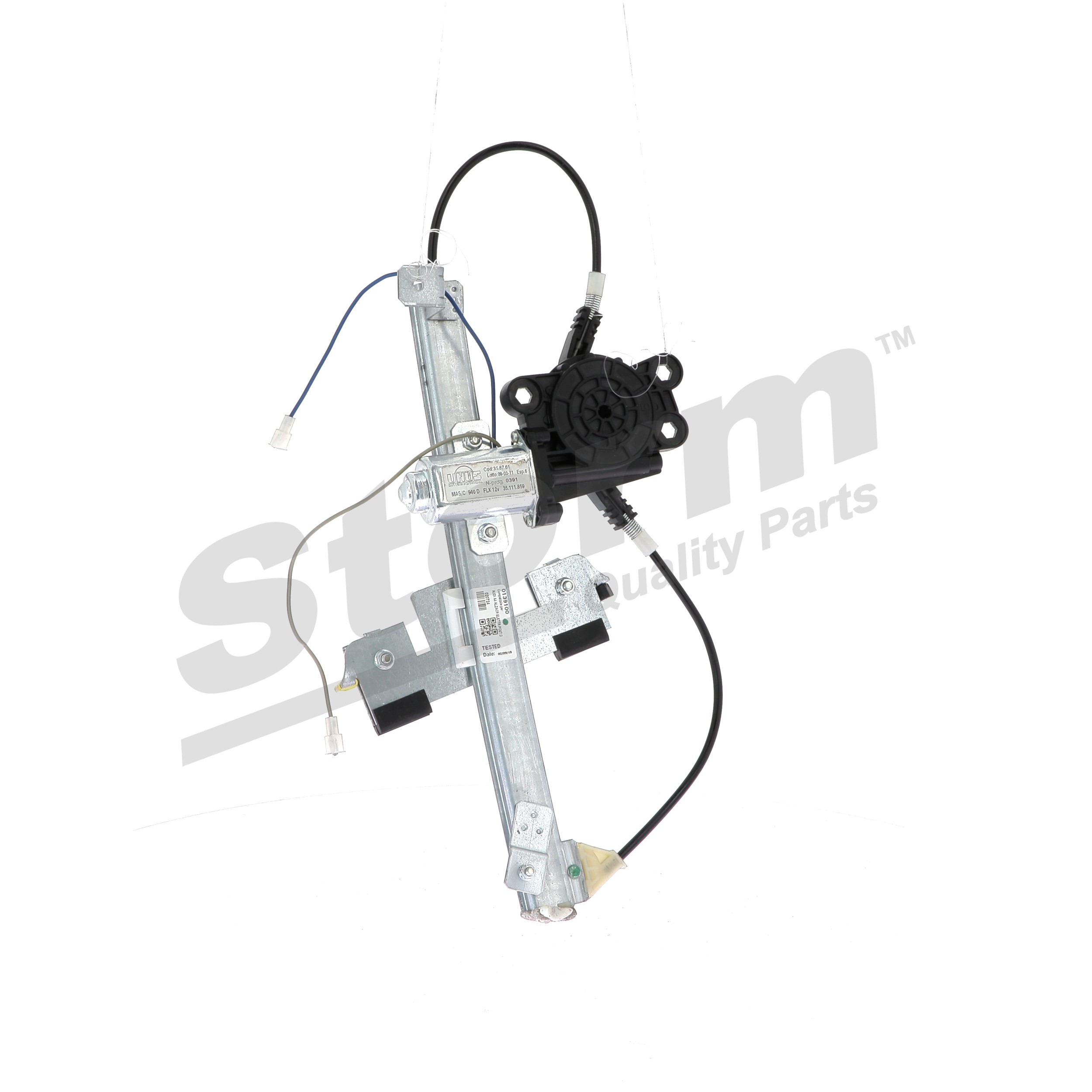 STORM QUALITY PARTS 10278: Fensterheber hinten rechts, elektrisch, mit Elektromotor