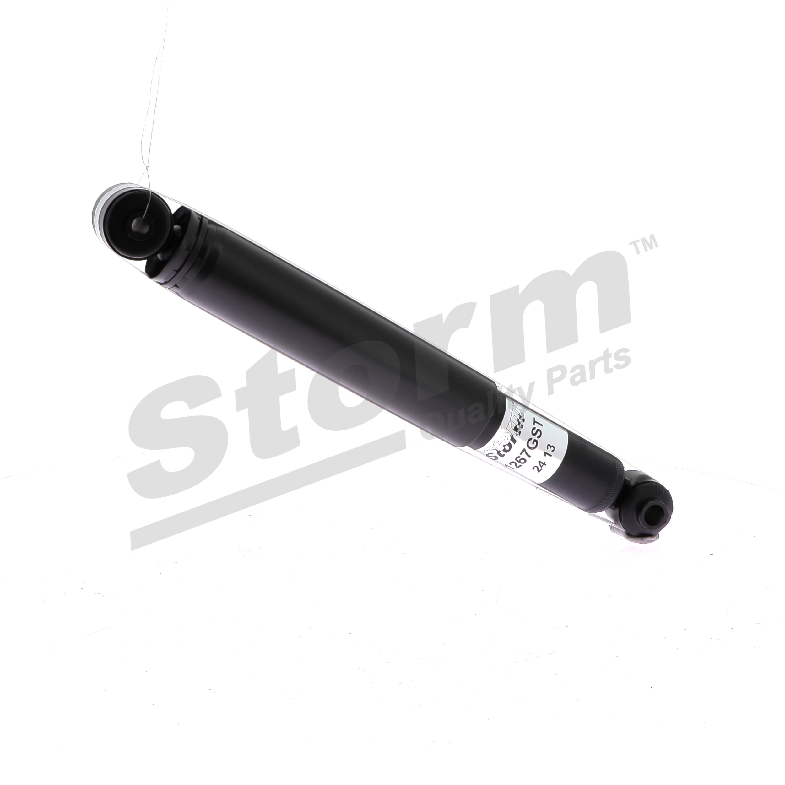 STORM QUALITY PARTS 1267G: Amortiguador Eje trasero, Presión de aceite, Presión de gas, Columna de amortiguador, Amortiguador con muelle de tope