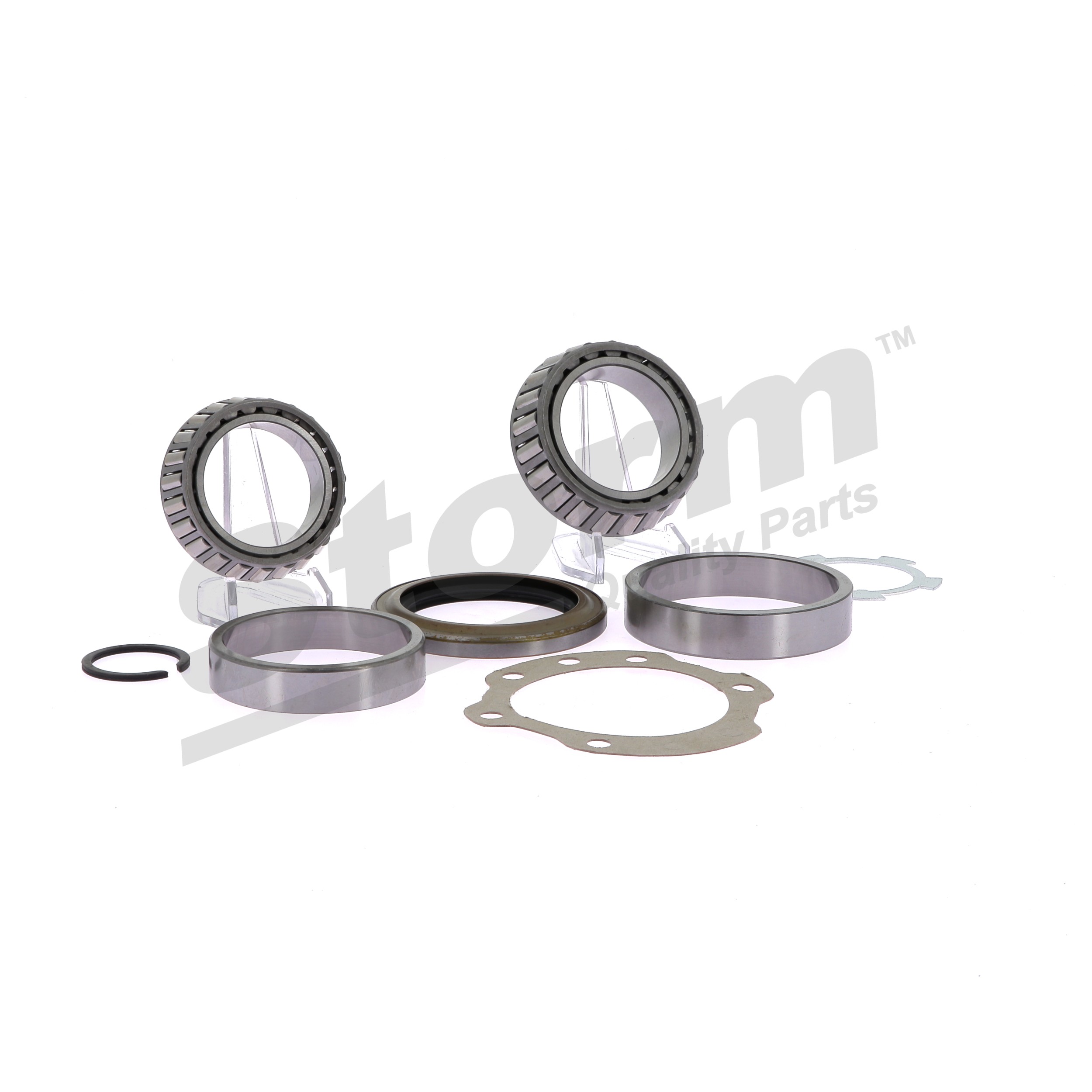 STORM QUALITY PARTS 130465: Juego de cojinete de rueda Eje delantero, sin buje de rueda, sin sensor ABS incorporado