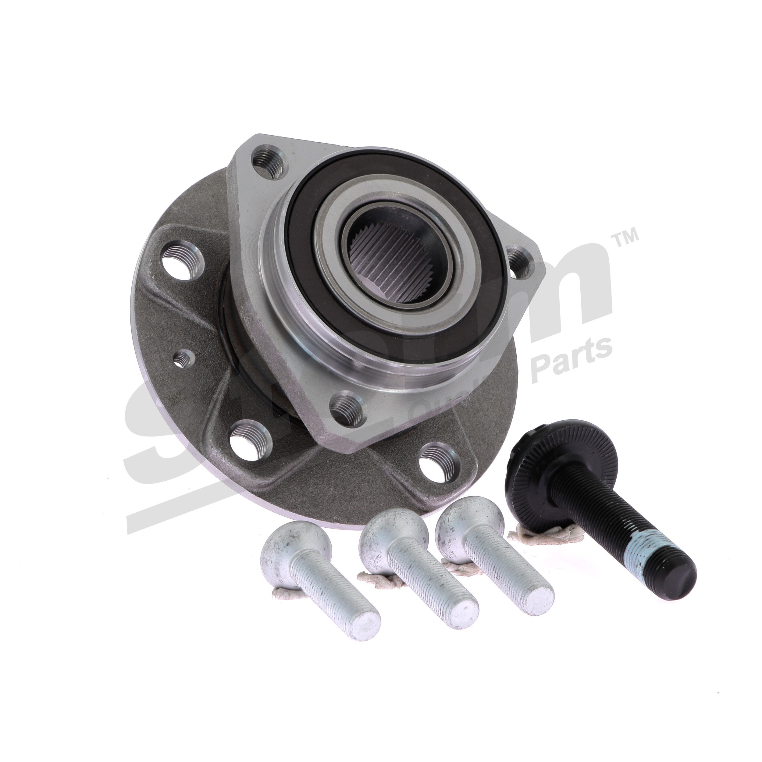 STORM QUALITY PARTS 190588: Juego de cojinete de rueda Eje delantero, Rodamiento integrado en buje de rueda, con sensor ABS incorporado