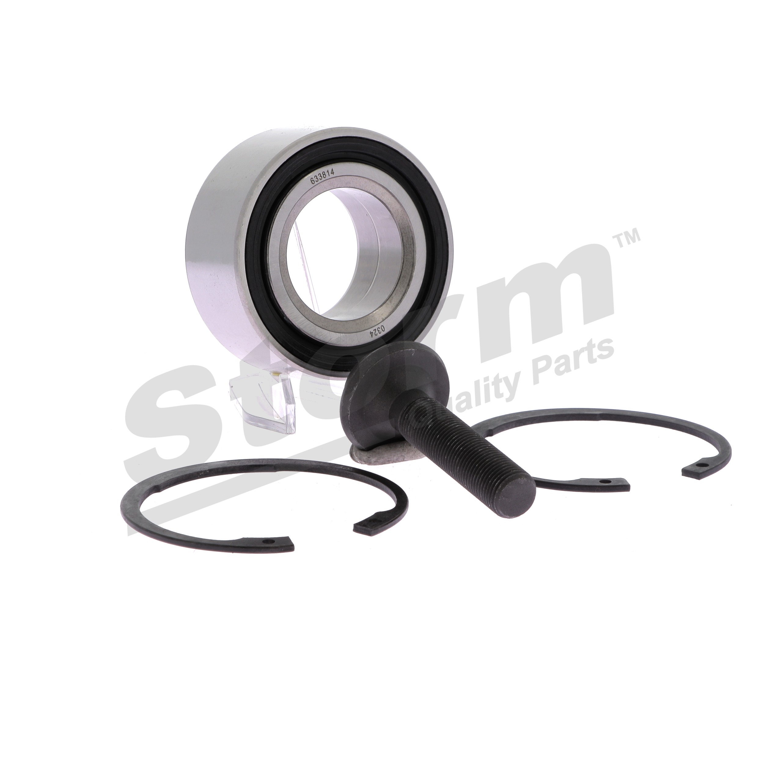 STORM QUALITY PARTS 199987: Juego de cojinete de rueda Eje delantero, sin buje de rueda, sin sensor ABS incorporado