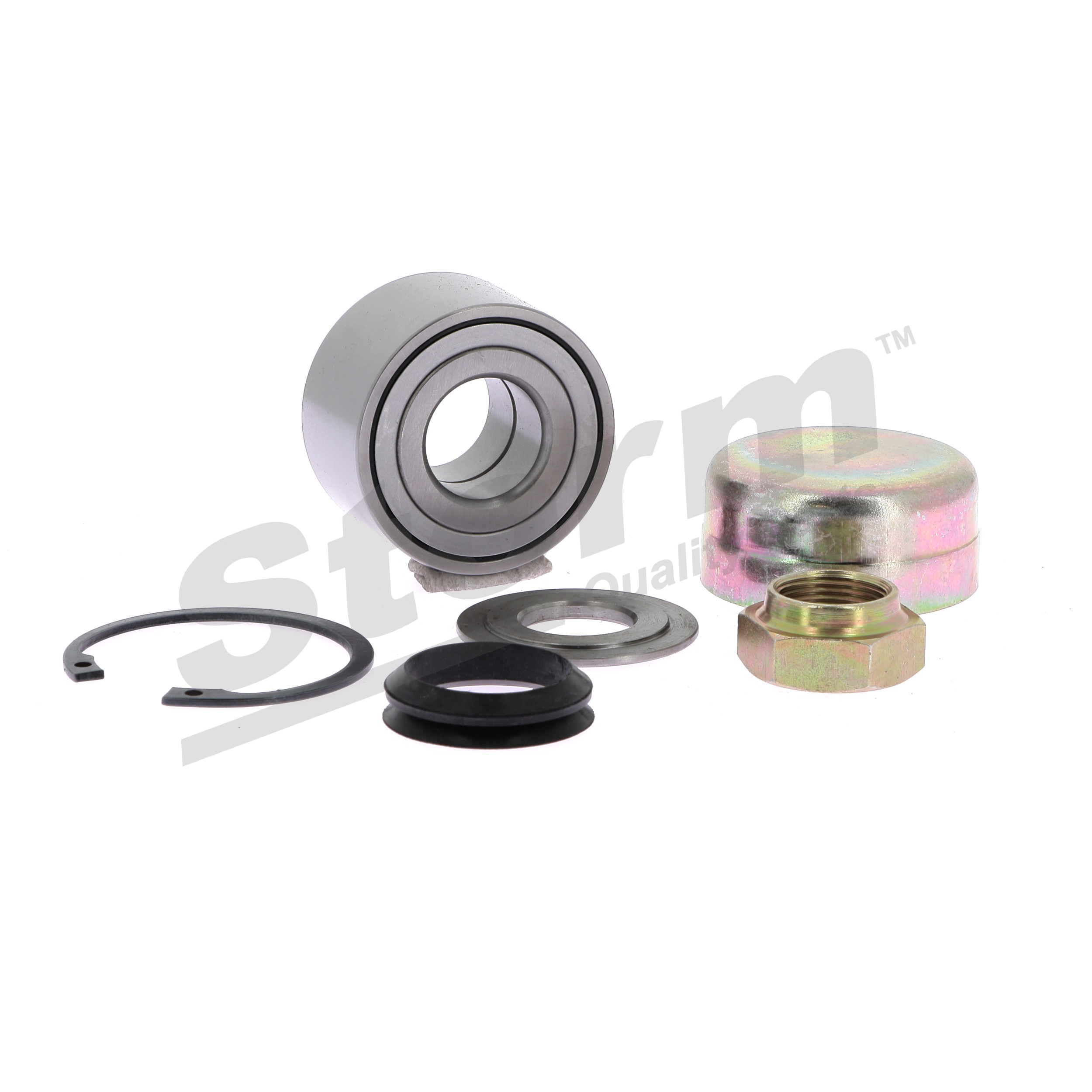 STORM QUALITY PARTS 20066: Juego de cojinete de rueda Eje trasero, sin buje de rueda, sin sensor ABS incorporado