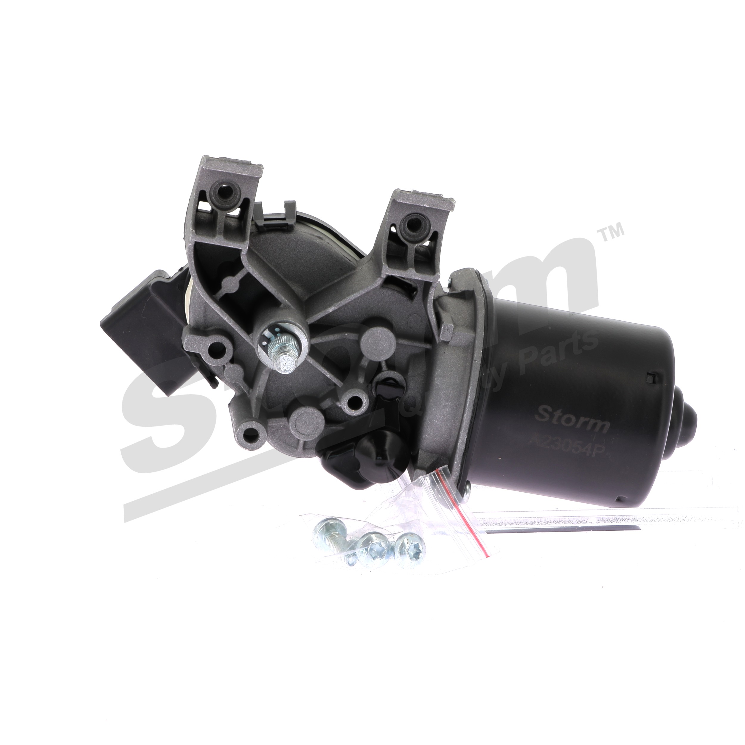 STORM QUALITY PARTS 2121001: Scheibenwischermotor 12V, vorne, ohne Gestänge, mit Schraube