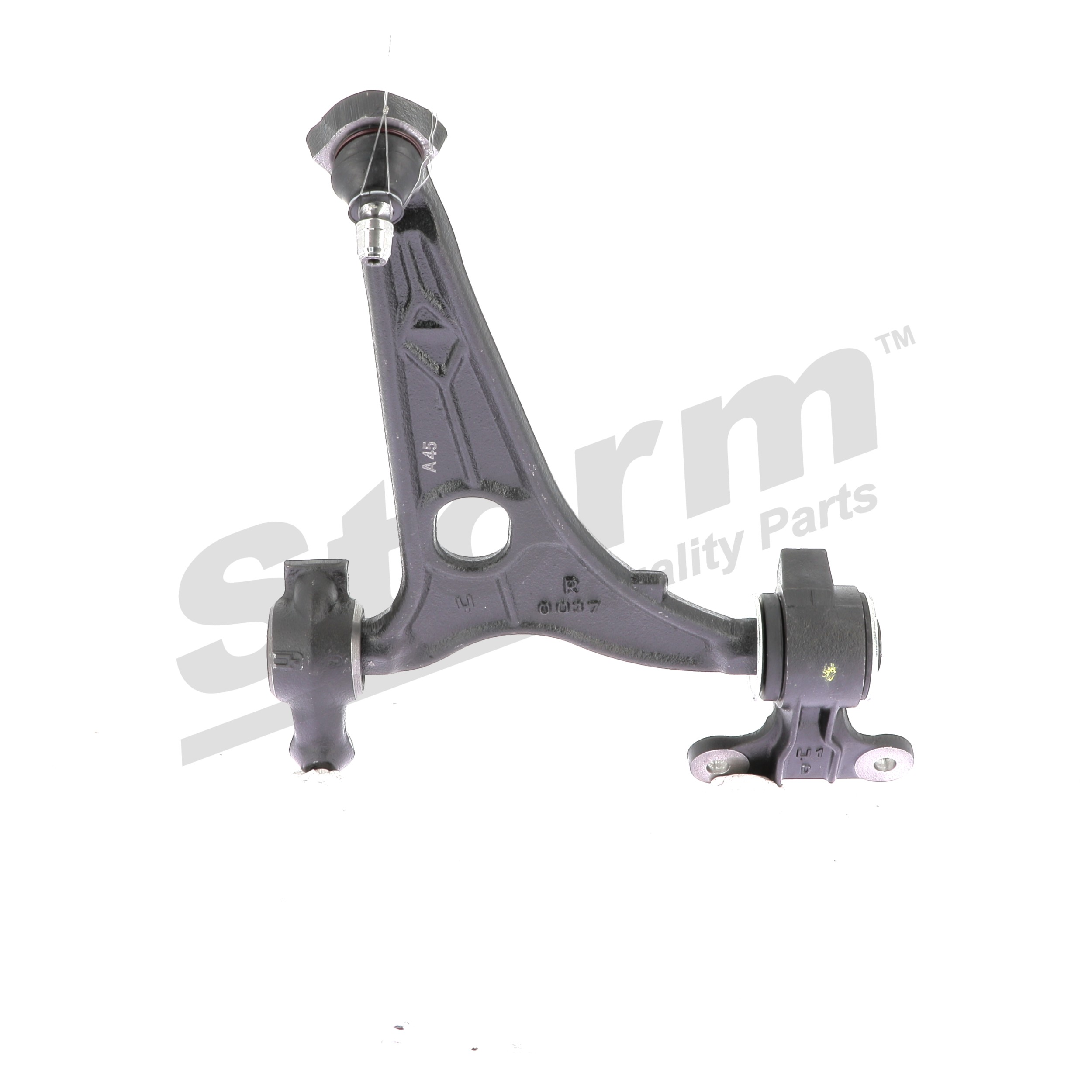 STORM QUALITY PARTS 29851: Barra oscilante de suspensión de ruedas Eje delantero, derecha, con rótula de suspensión/carga