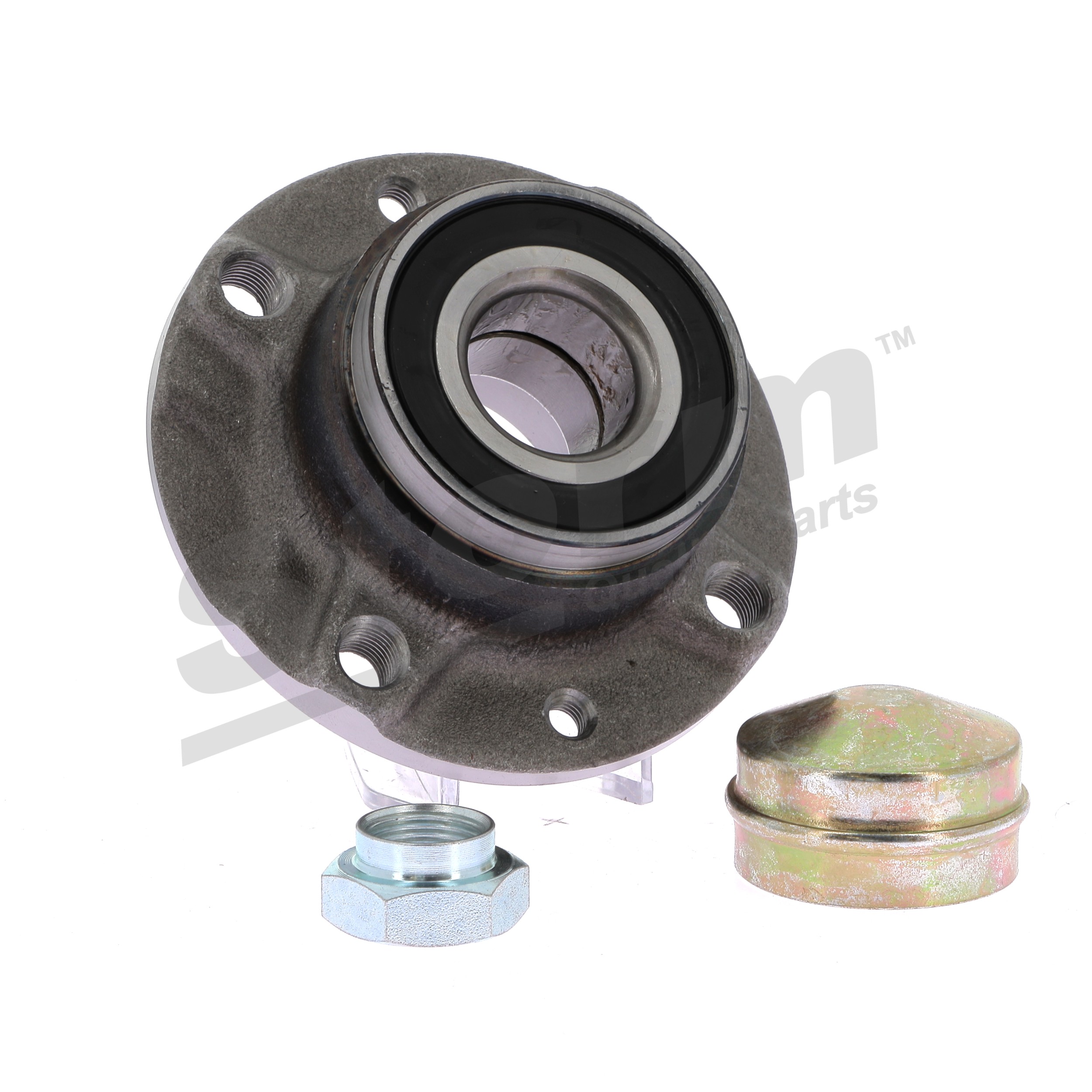 STORM QUALITY PARTS 30066: Juego de cojinete de rueda Eje trasero, Rodamiento integrado en buje de rueda, sin sensor ABS incorporado