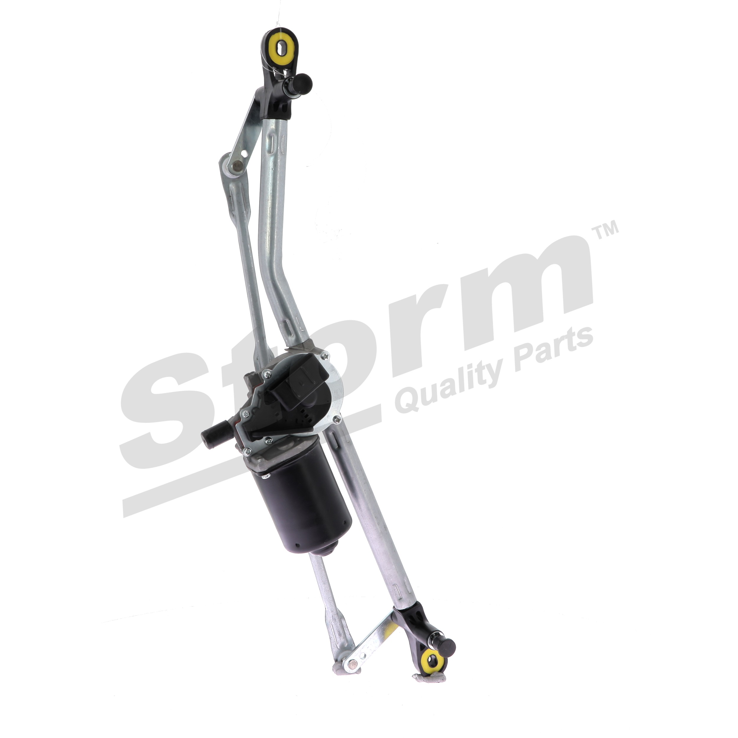 STORM QUALITY PARTS 3401001: Scheibenwischermotor 12V, vorne, mit Gestänge