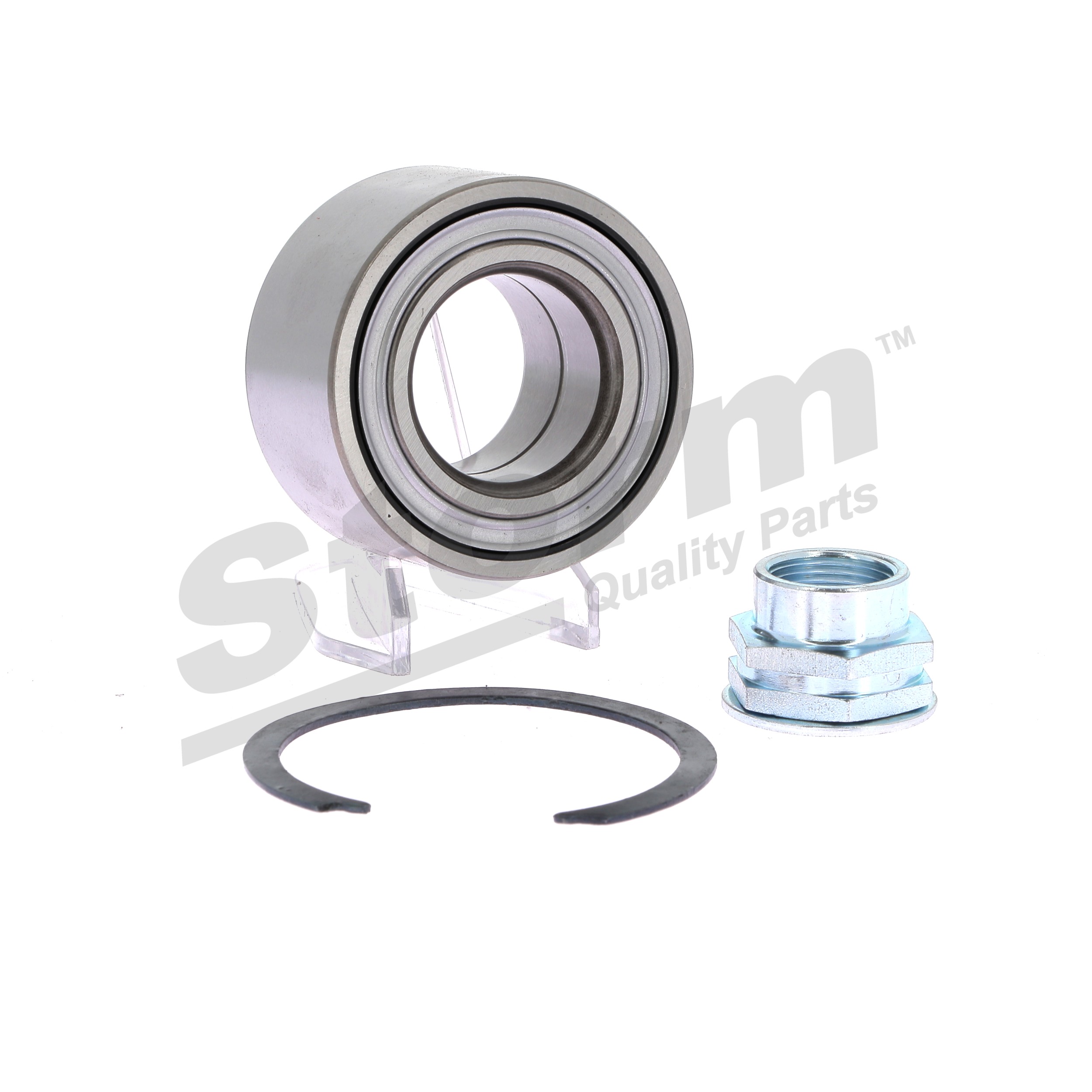 STORM QUALITY PARTS 34765: Juego de cojinete de rueda Eje delantero, sin buje de rueda, con sensor ABS incorporado