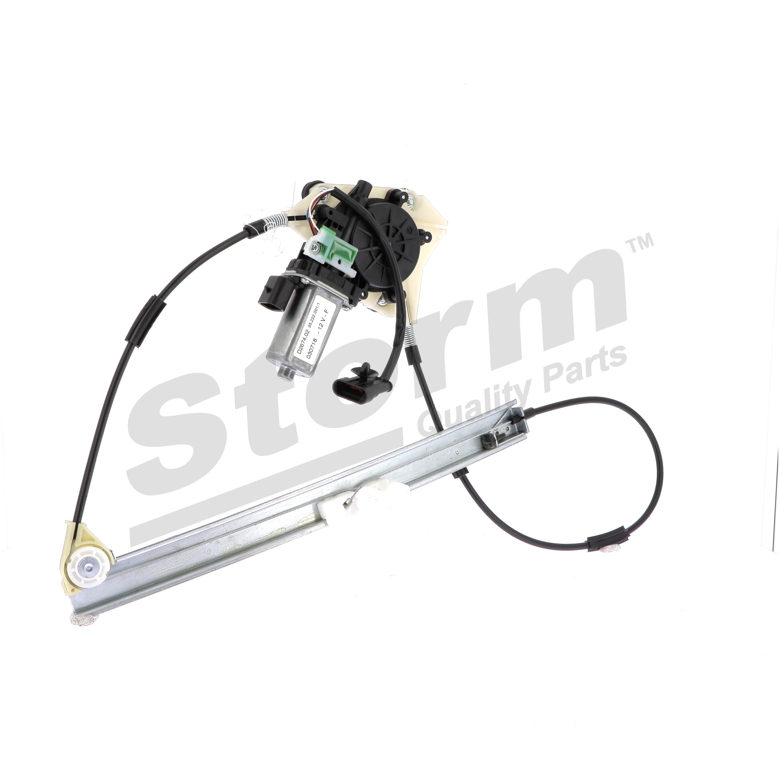 STORM QUALITY PARTS 36778: Fensterheber hinten rechts, elektrisch, mit Elektromotor