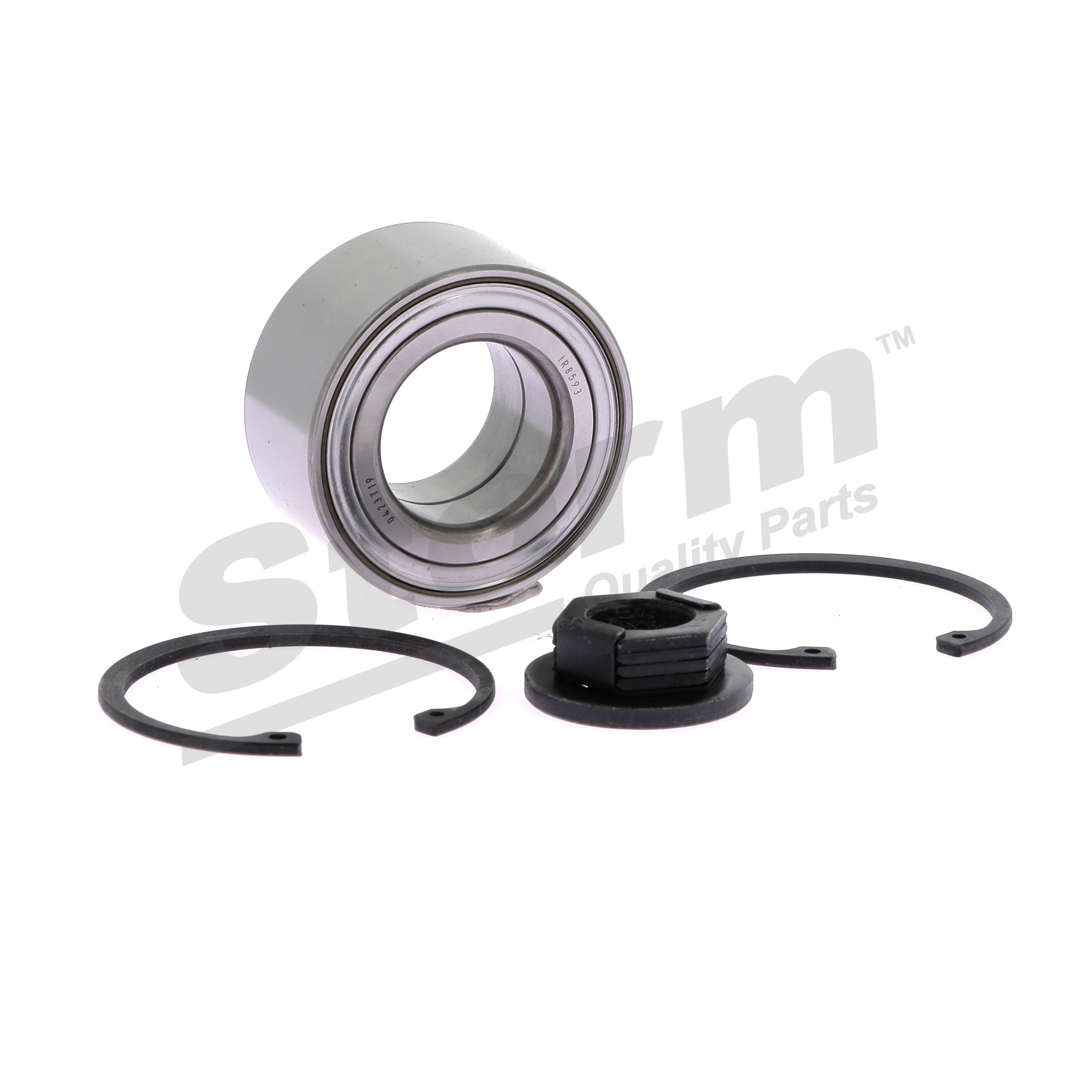STORM QUALITY PARTS 390071: Juego de cojinete de rueda Eje delantero, sin buje de rueda, sin sensor ABS incorporado