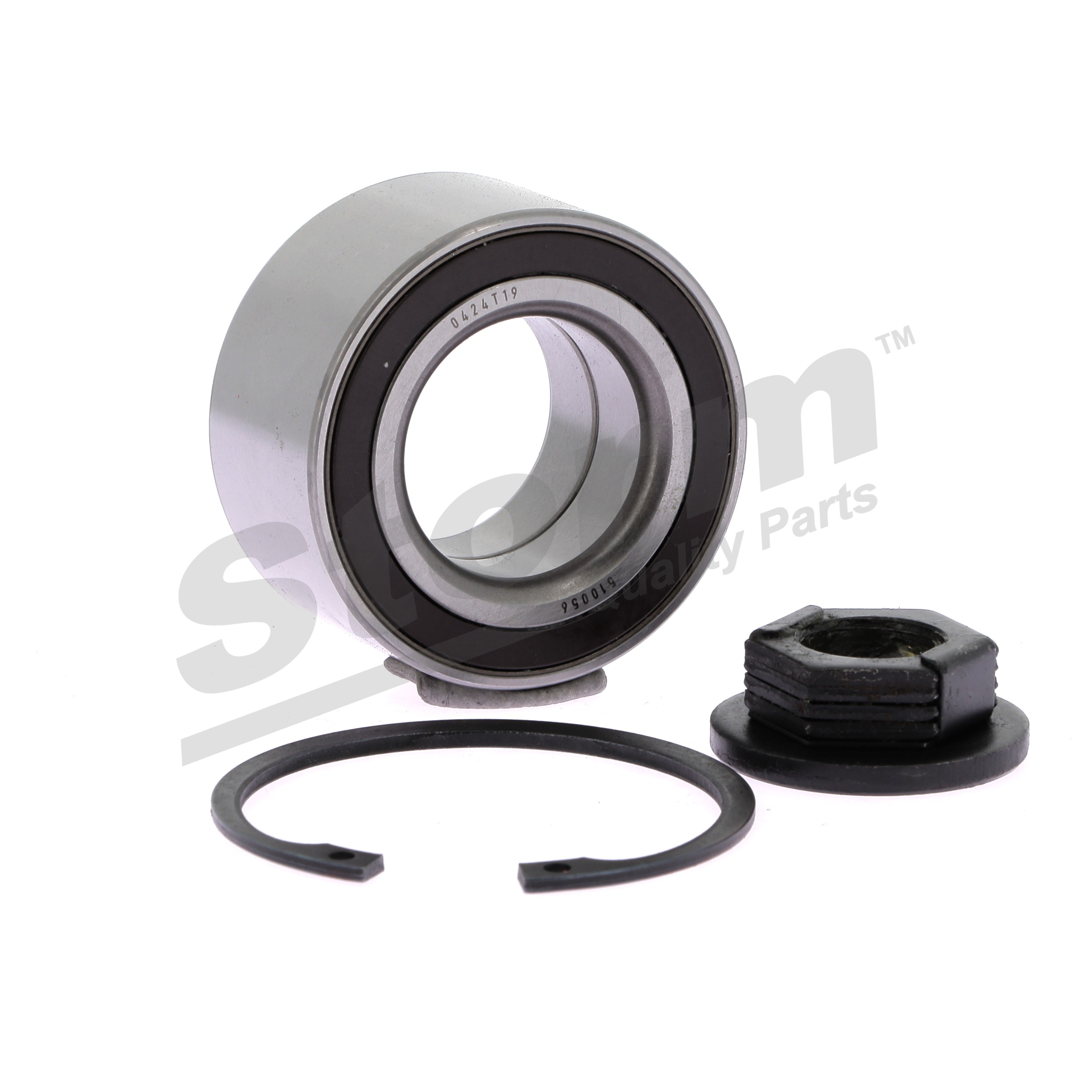 STORM QUALITY PARTS 390934: Juego de cojinete de rueda Eje delantero, sin buje de rueda, con sensor ABS incorporado