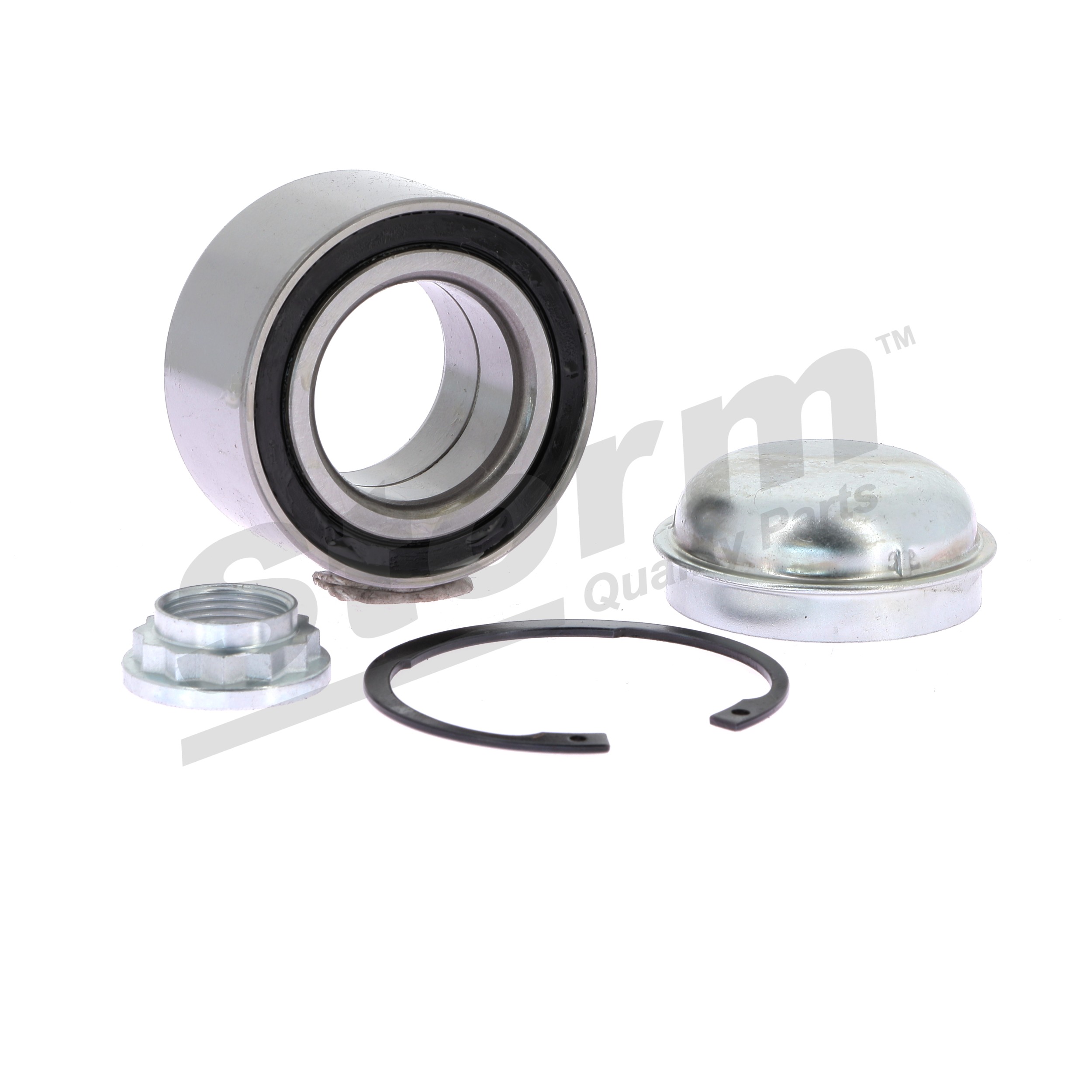 STORM QUALITY PARTS 490936: Juego de cojinete de rueda Eje delantero, sin buje de rueda, sin sensor ABS incorporado