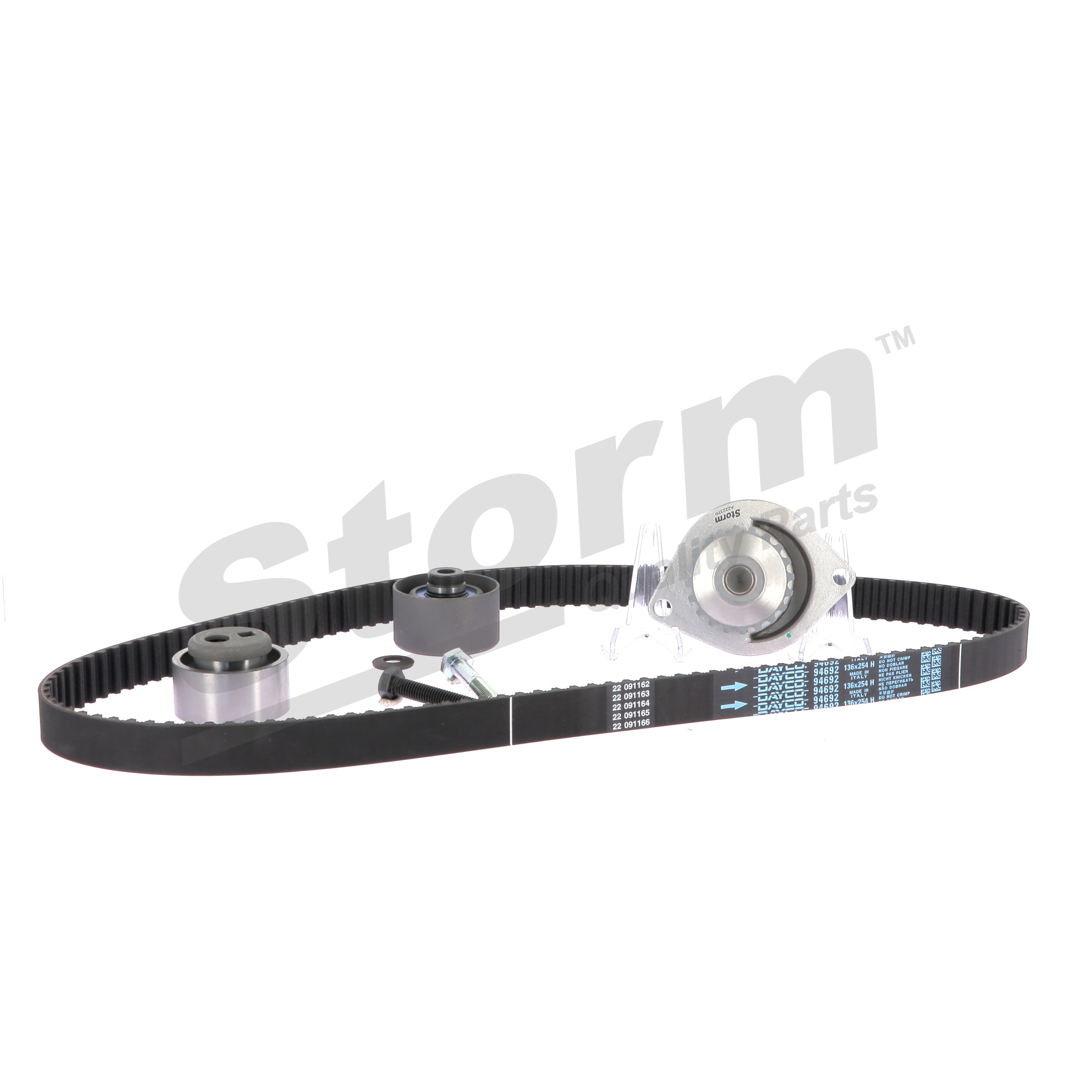 STORM QUALITY PARTS 5550111KP: Bomba de água + kit de correia dentada N.º dentes: 136, Largura: 254, 39, 28mm, com bomba de água, com acessórios