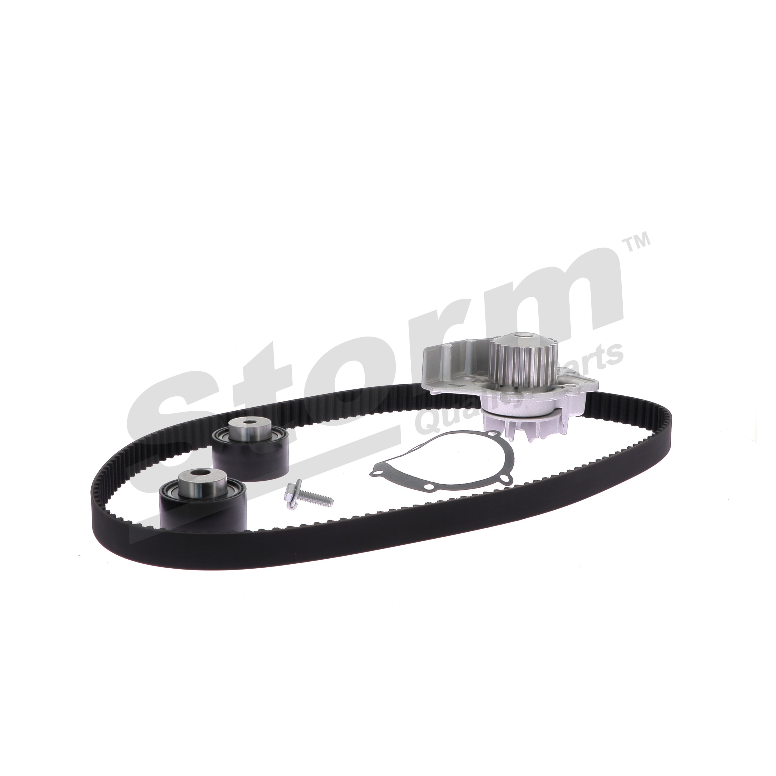 STORM QUALITY PARTS 5550566KP: Bomba de água + kit de correia dentada N.º dentes: 141, Largura: 254, 30mm, com bomba de água, com acessórios