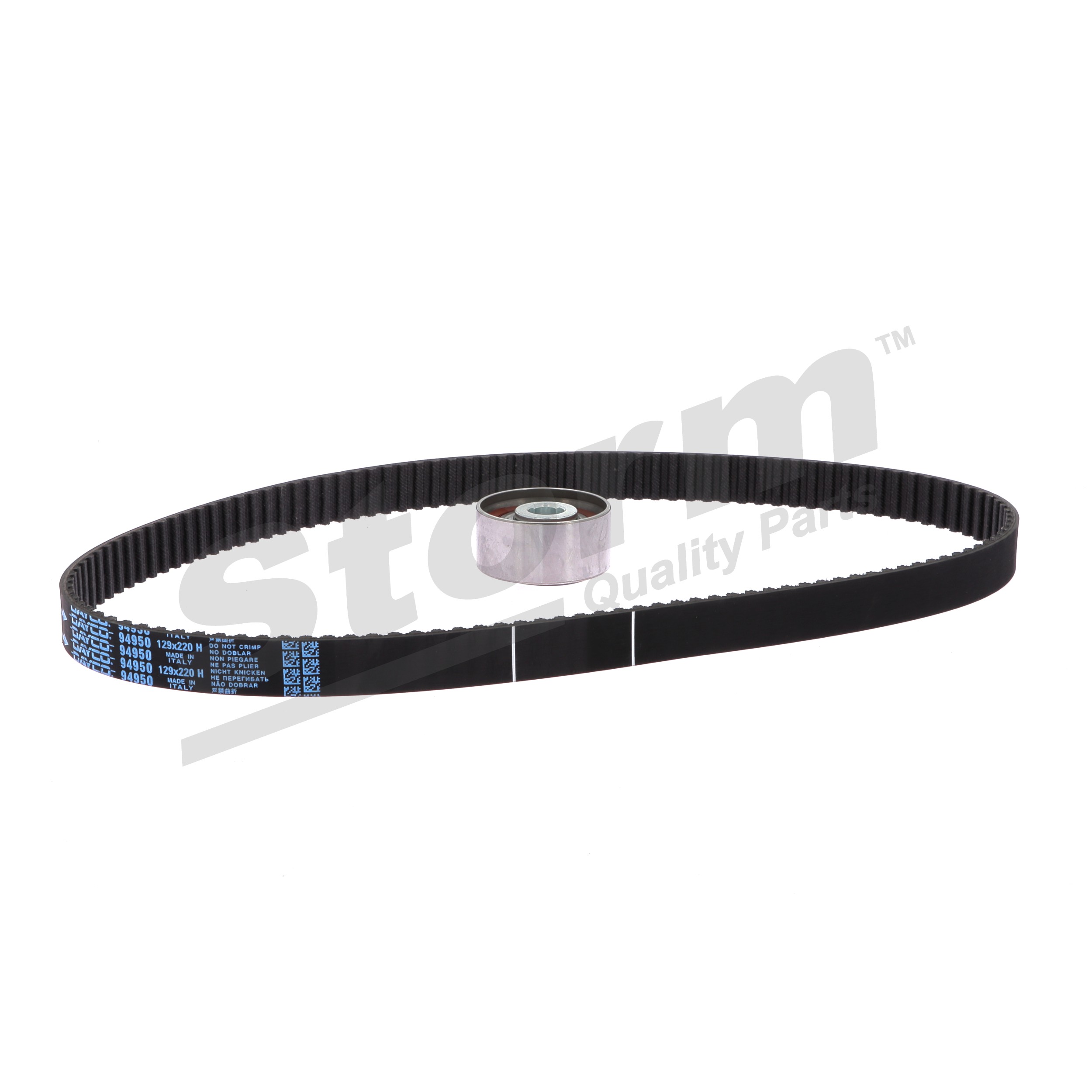 STORM QUALITY PARTS 5550727: Zobsiksnas komplekts Zobu skaits: 129, bez ūdenssūkņa