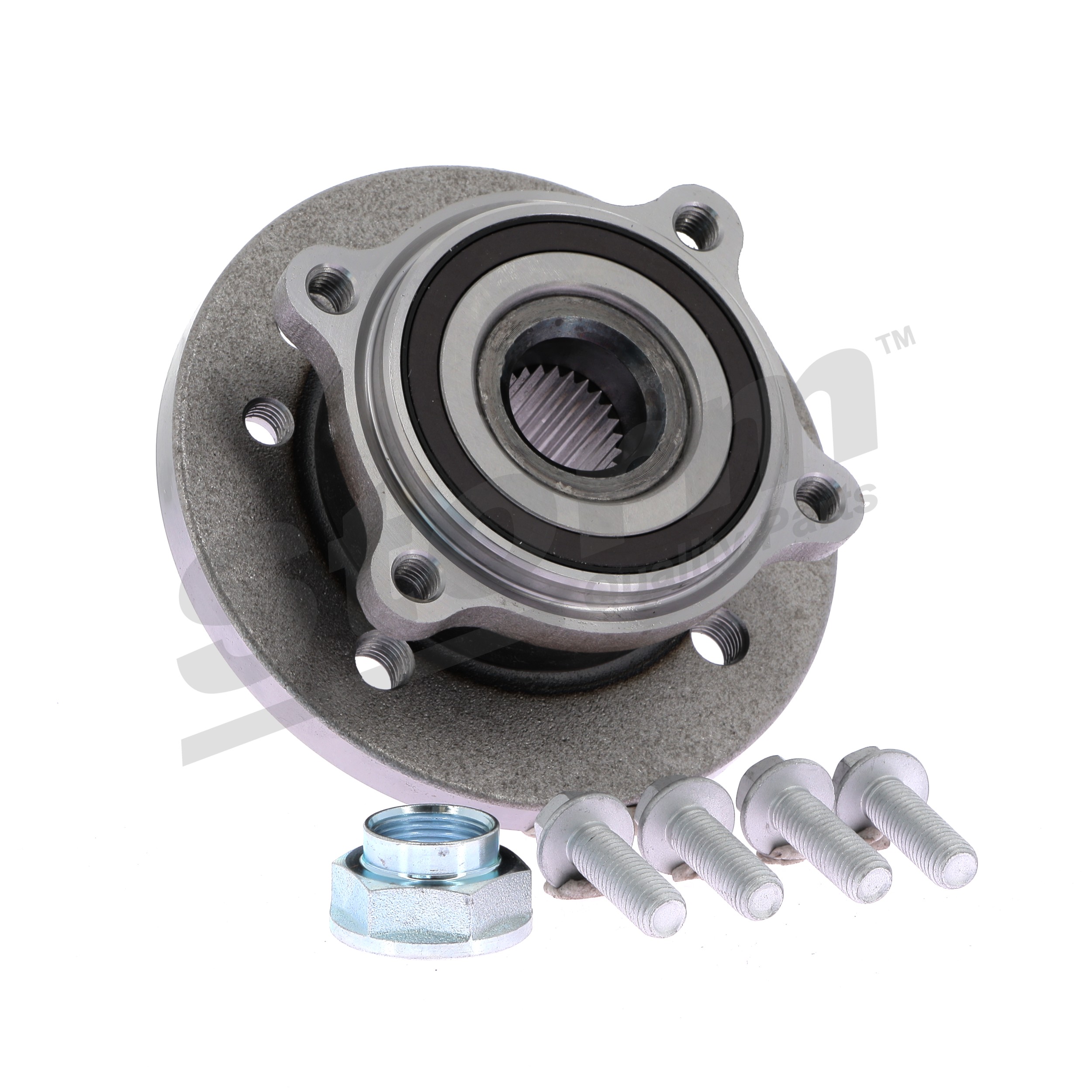 STORM QUALITY PARTS 590050: Juego de cojinete de rueda Eje delantero, Rodamiento integrado en buje de rueda, con sensor ABS incorporado
