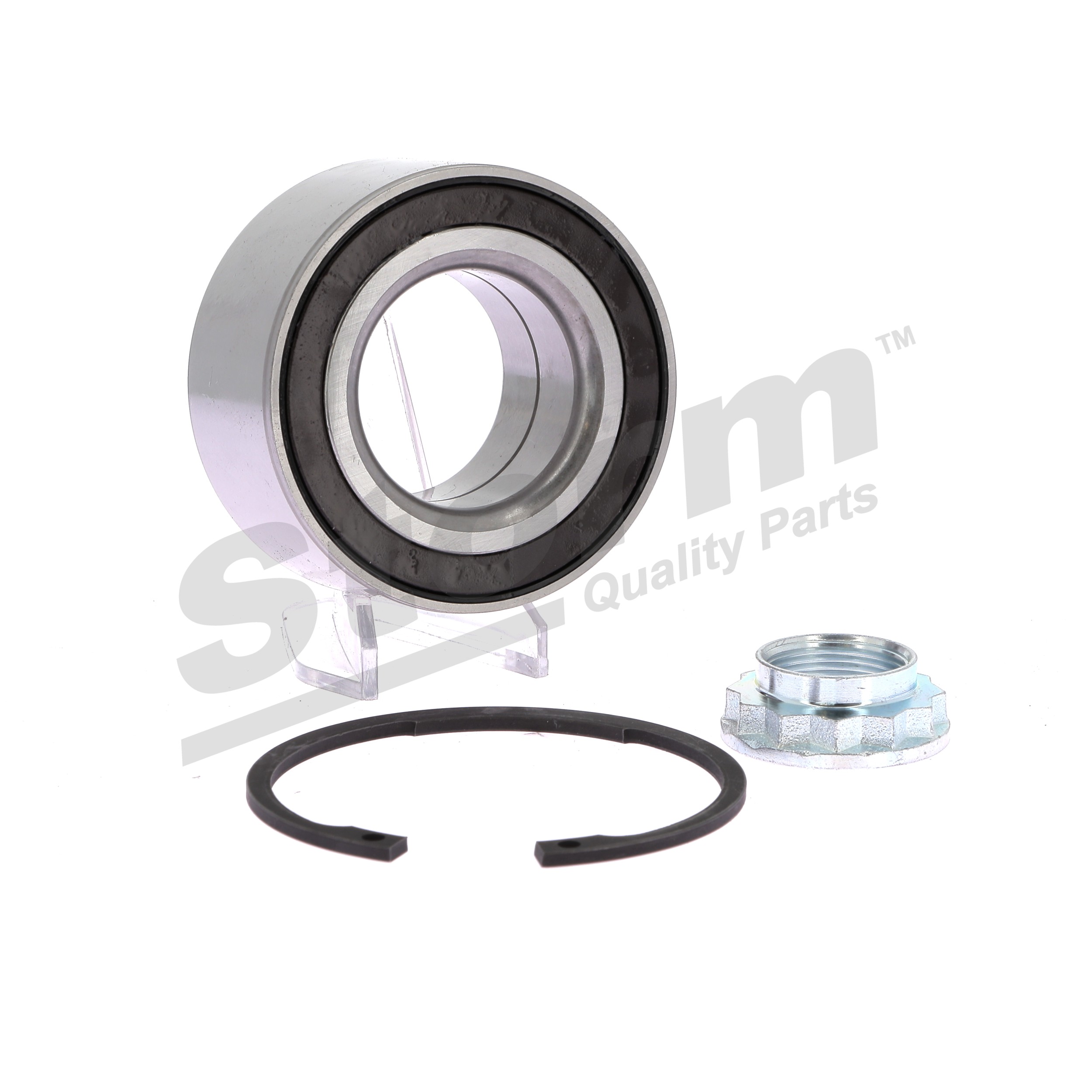 STORM QUALITY PARTS 591024: Juego de cojinete de rueda Eje trasero, sin buje de rueda, con sensor ABS incorporado