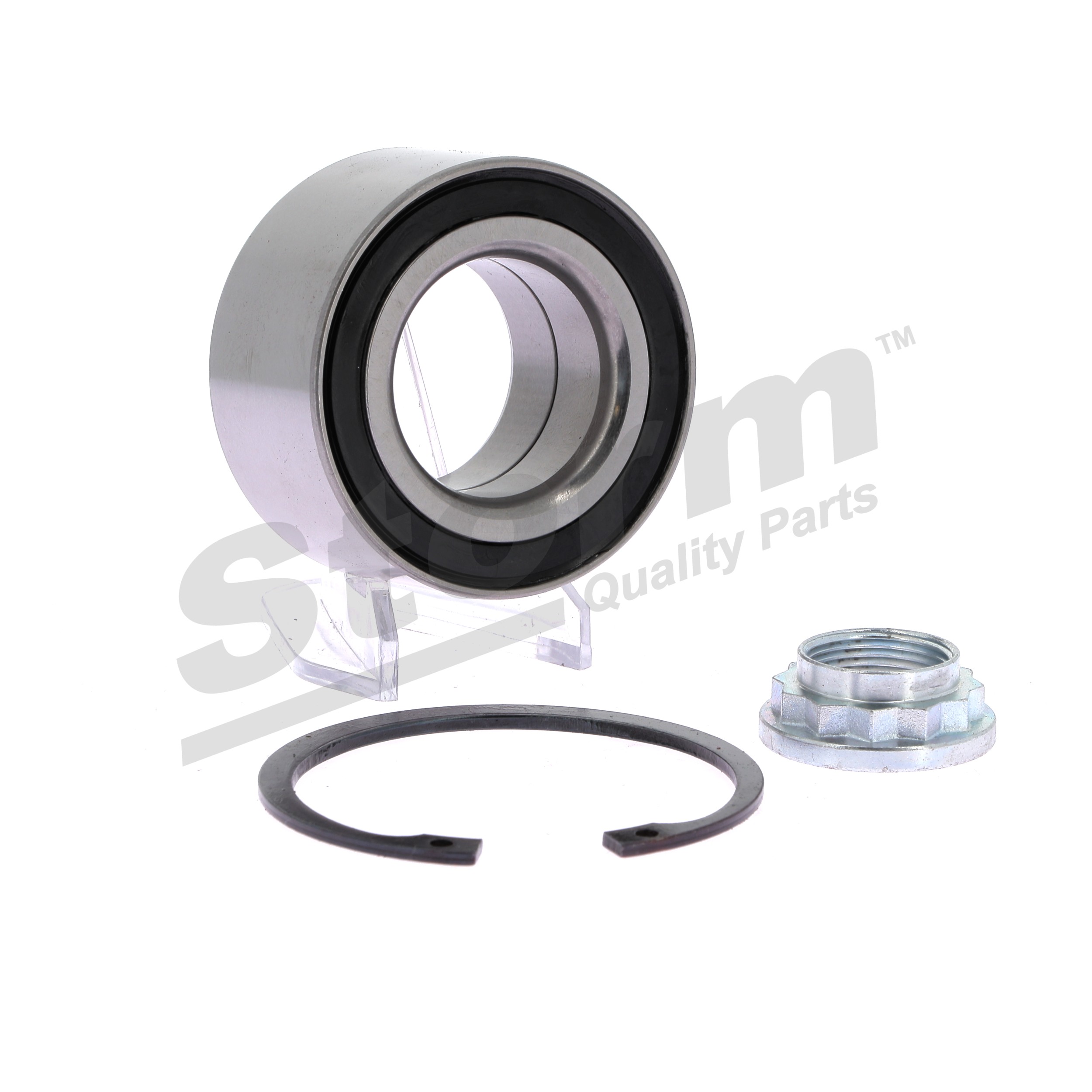 STORM QUALITY PARTS 591027: Juego de cojinete de rueda Eje trasero, sin buje de rueda, sin sensor ABS incorporado