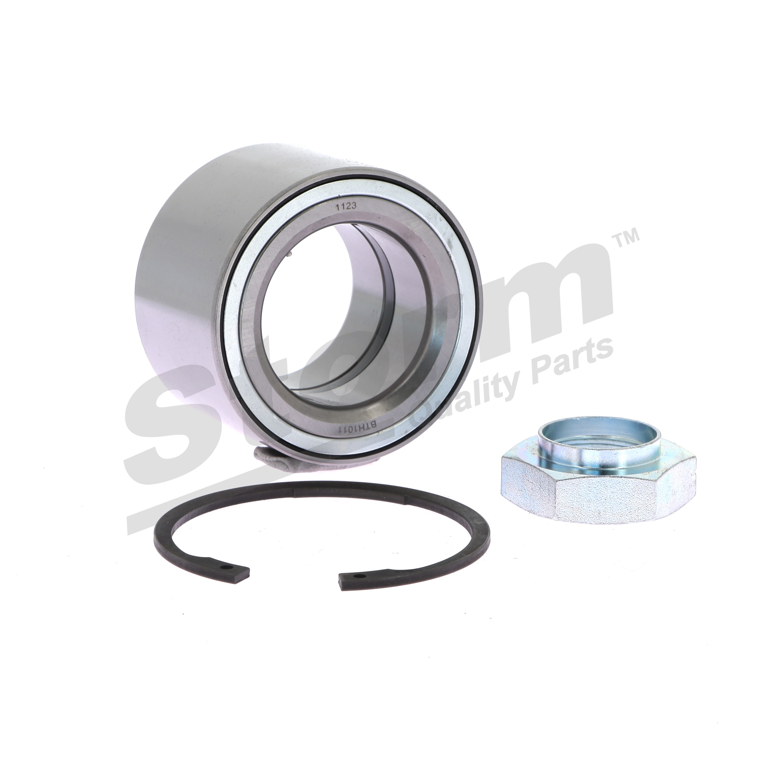 STORM QUALITY PARTS 670360: Juego de cojinete de rueda Eje delantero, sin buje de rueda, sin sensor ABS incorporado