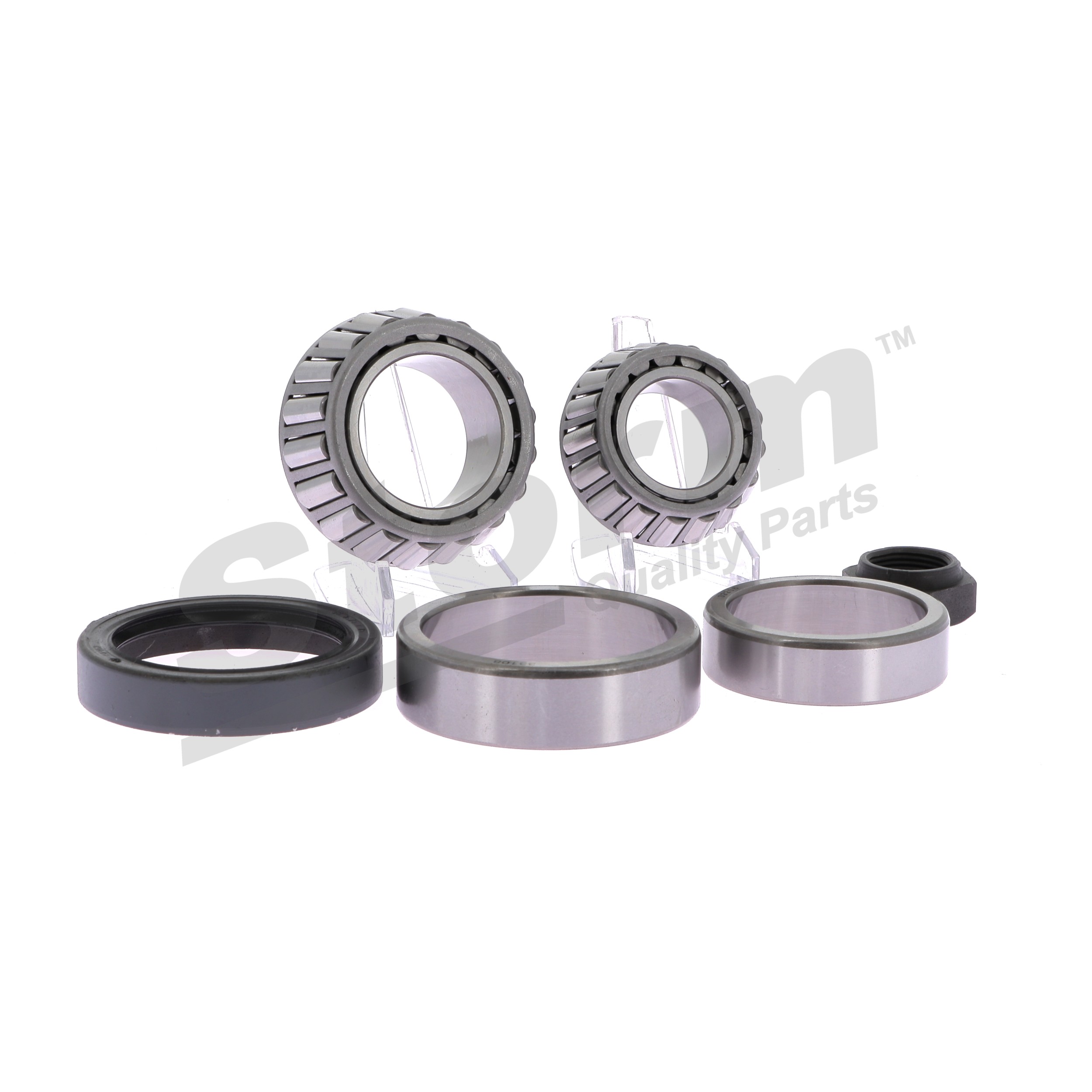 STORM QUALITY PARTS 671218: Juego de cojinete de rueda Eje trasero, sin buje de rueda, con sensor ABS incorporado