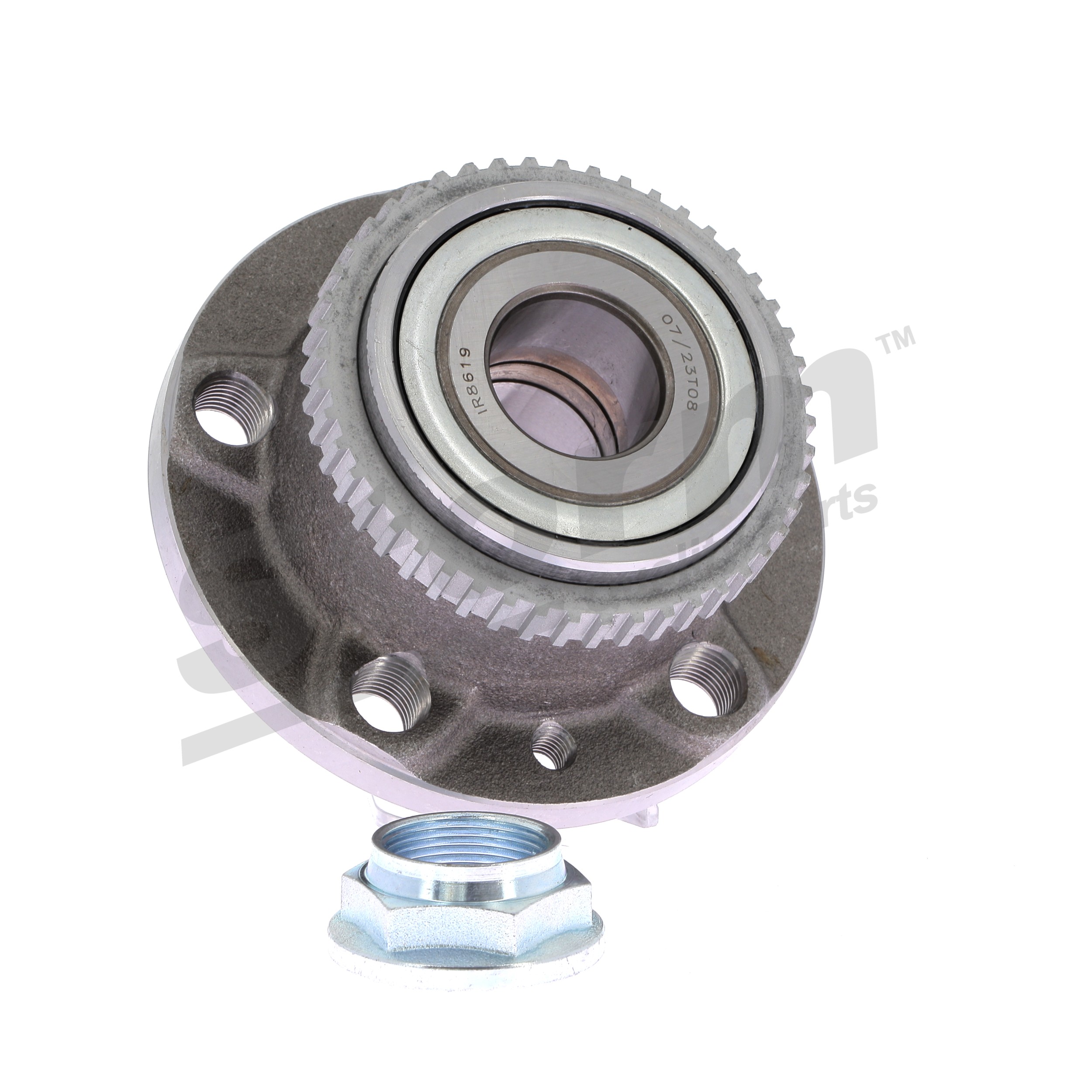 STORM QUALITY PARTS 671294: Juego de cojinete de rueda Eje trasero, Rodamiento integrado en buje de rueda, con sensor ABS incorporado