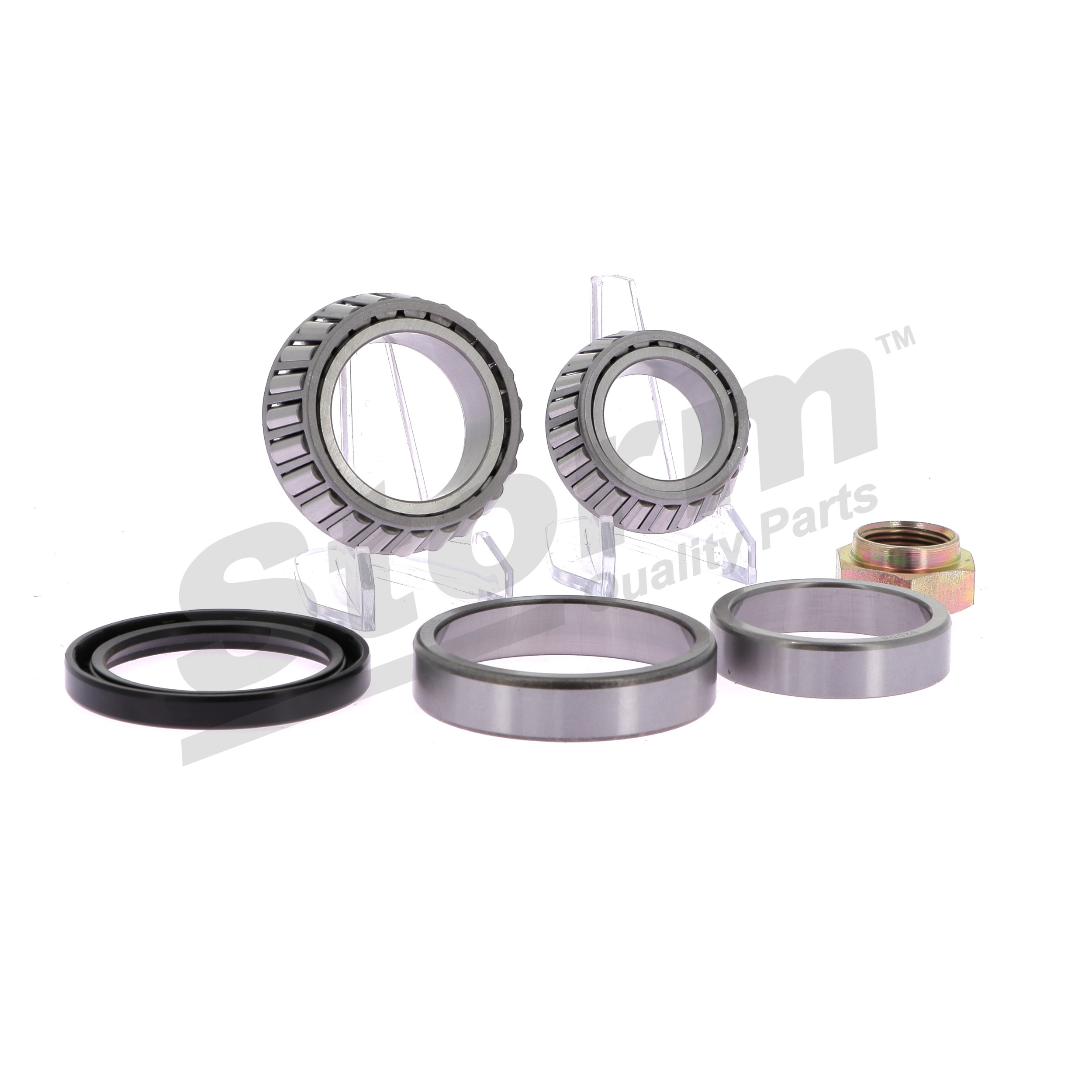 STORM QUALITY PARTS 671497: Juego de cojinete de rueda Eje trasero, sin buje de rueda, sin sensor ABS incorporado
