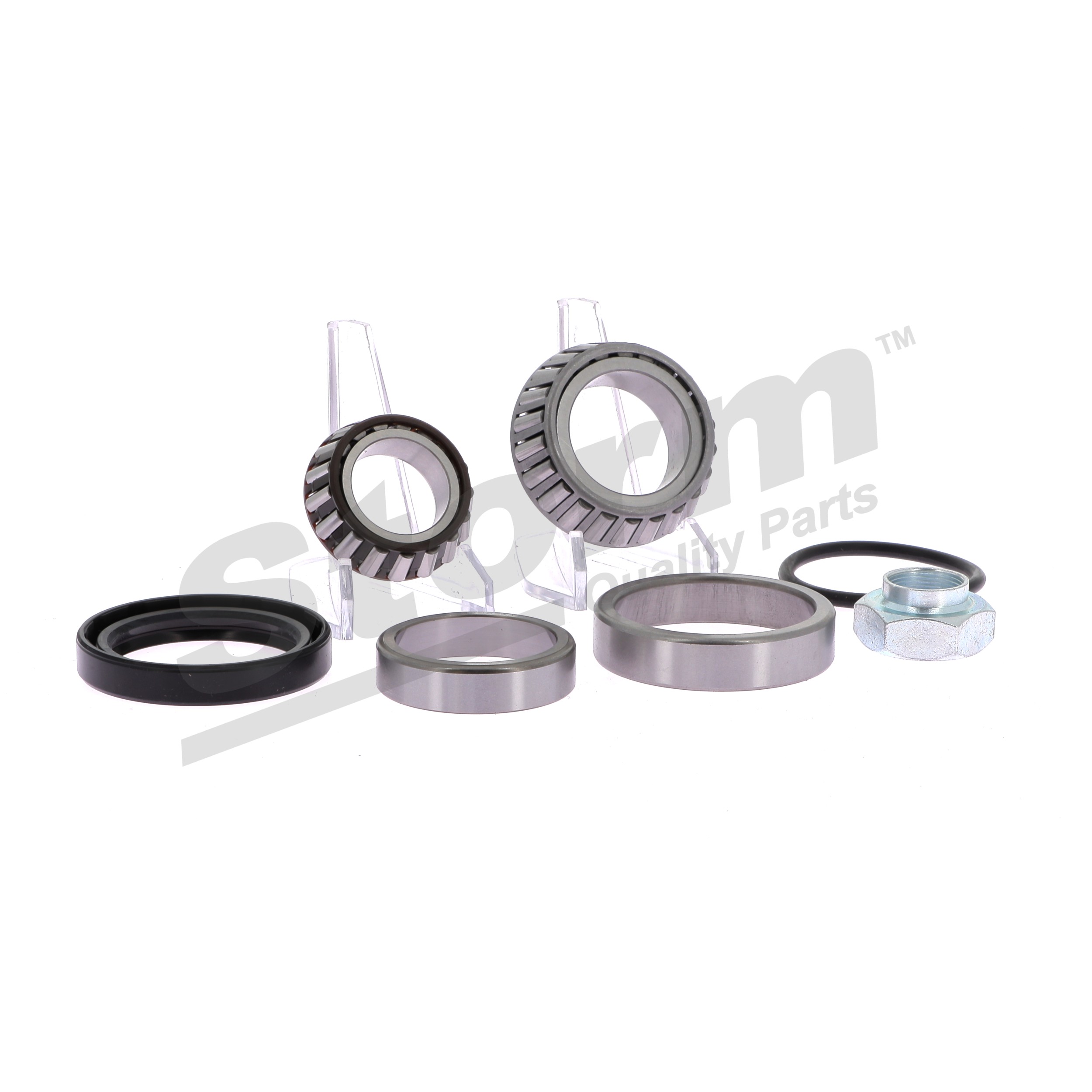 STORM QUALITY PARTS 690273: Juego de cojinete de rueda Eje delantero, sin buje de rueda, sin sensor ABS incorporado