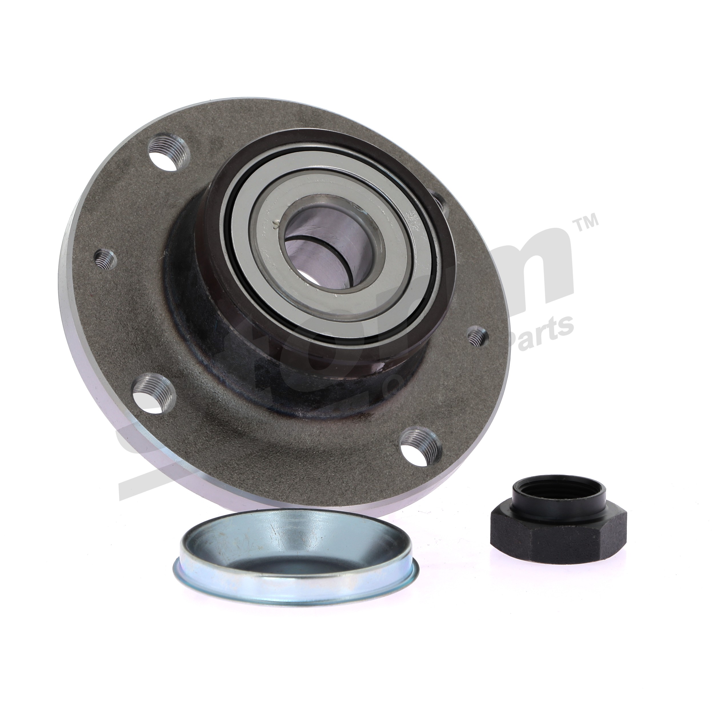 STORM QUALITY PARTS 691140: Juego de cojinete de rueda Eje trasero, Rodamiento integrado en buje de rueda, con sensor ABS incorporado
