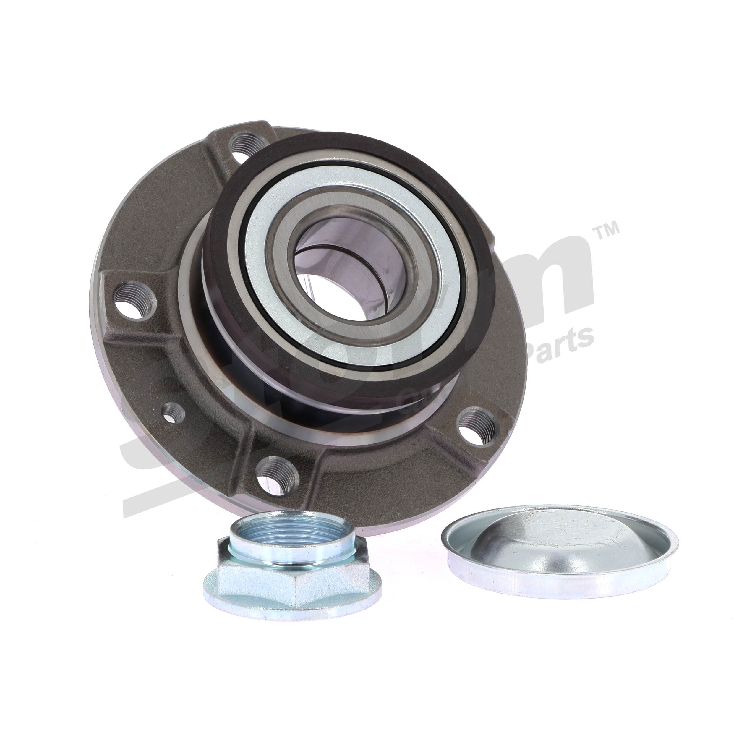 STORM QUALITY PARTS 691570: Juego de cojinete de rueda Eje trasero, Rodamiento integrado en buje de rueda, con sensor ABS incorporado